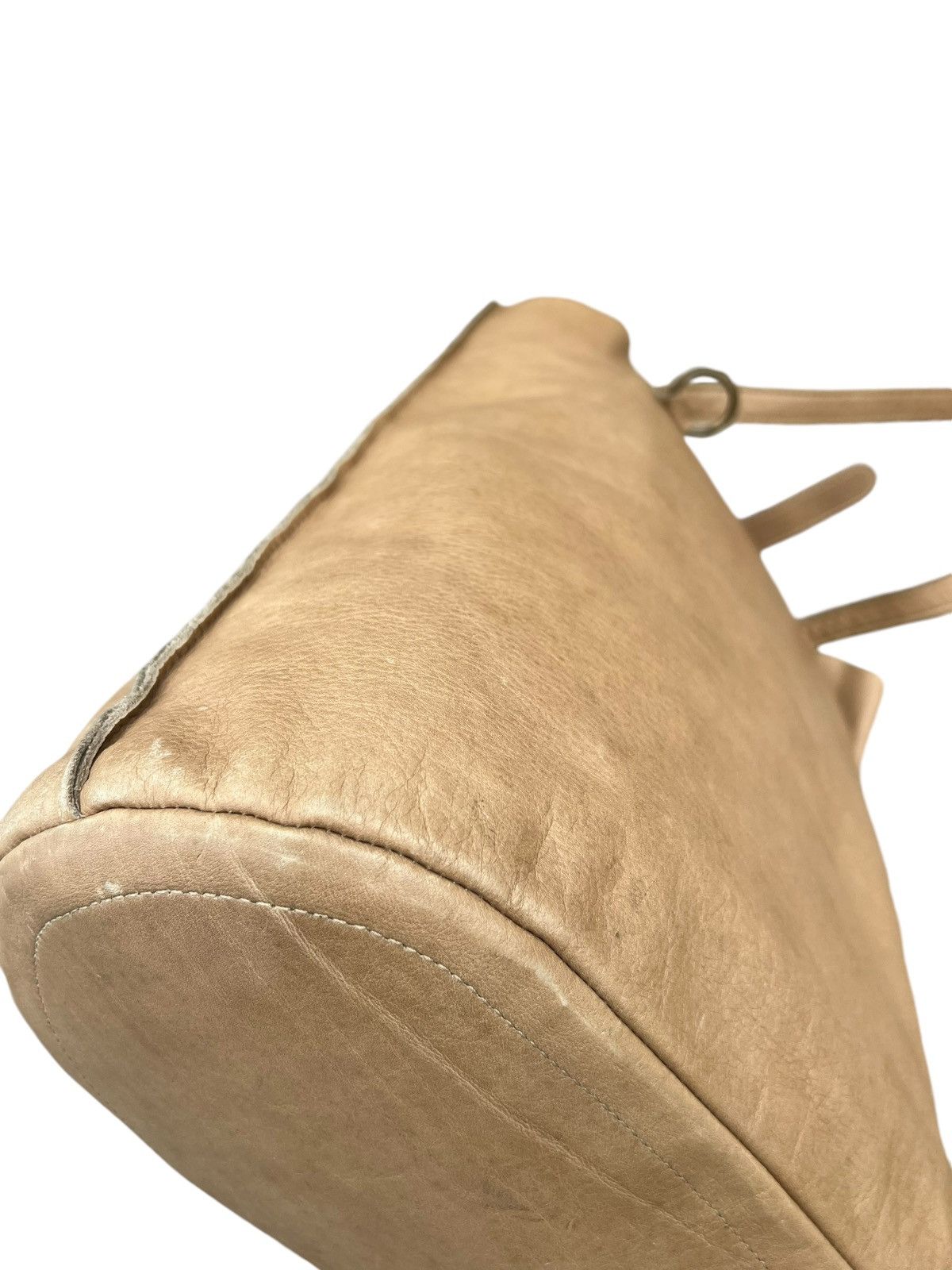 Leather Vintage Orobianco Italy Patina Leather Tote Bag Size ONE SIZE - 15 Thumbnail
