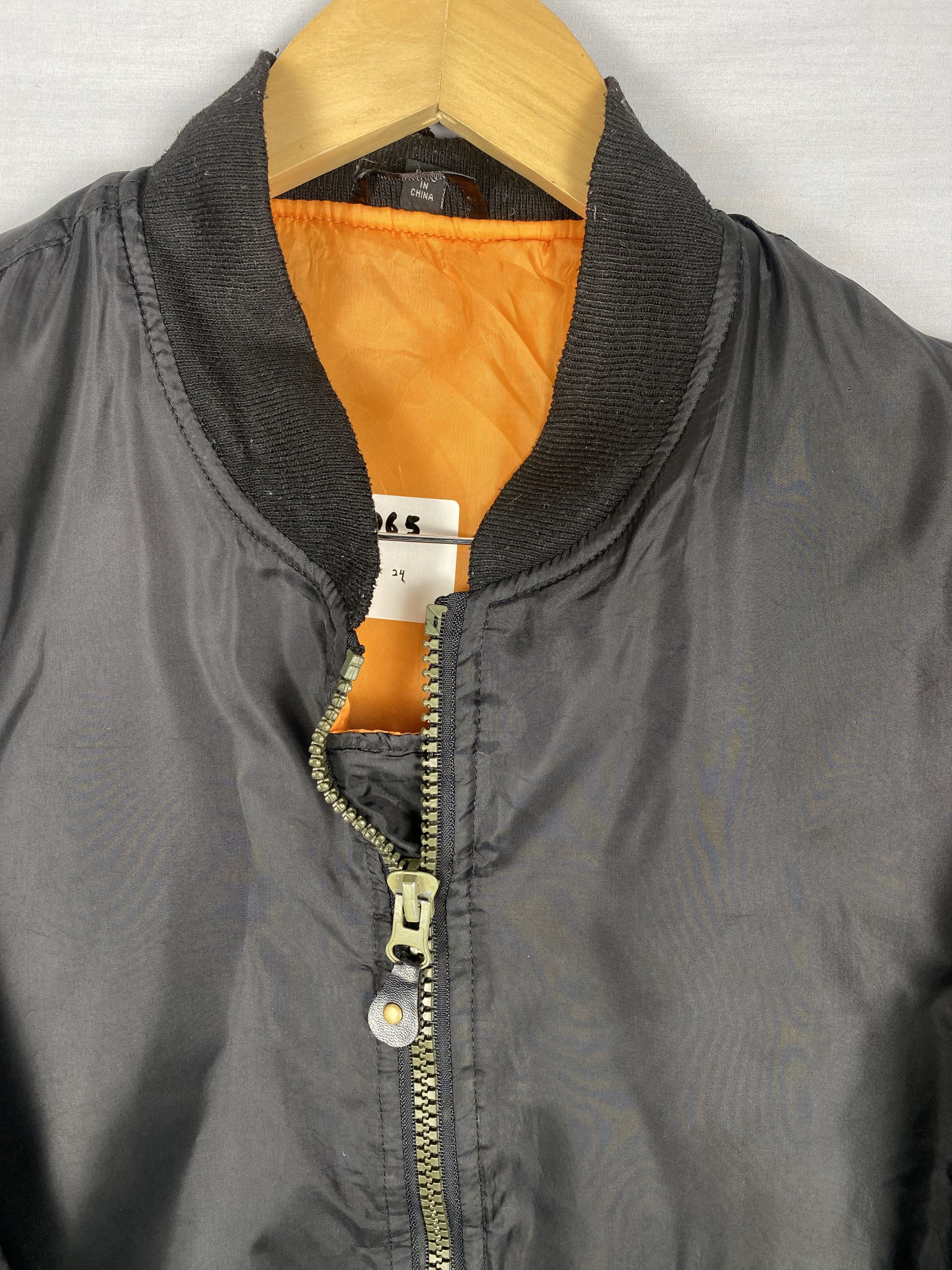 Japanese Brand Vintage Japanese Brand MA-1 Style Bomber Jacket Size US L / EU 52-54 / 3 - 4 Thumbnail