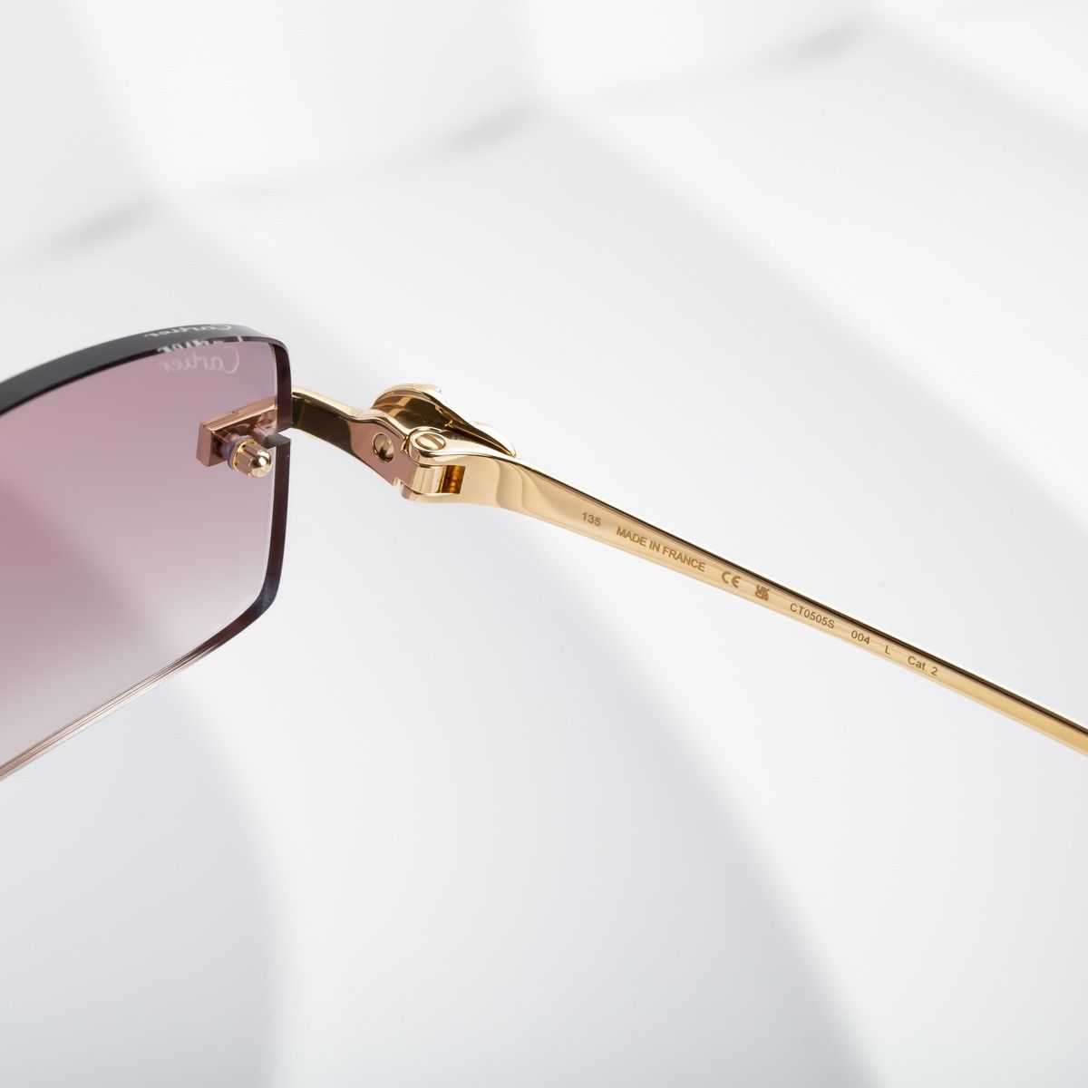 Cartier CARTIER CT0505S SUNGLASSES Size ONE SIZE - 4 Thumbnail