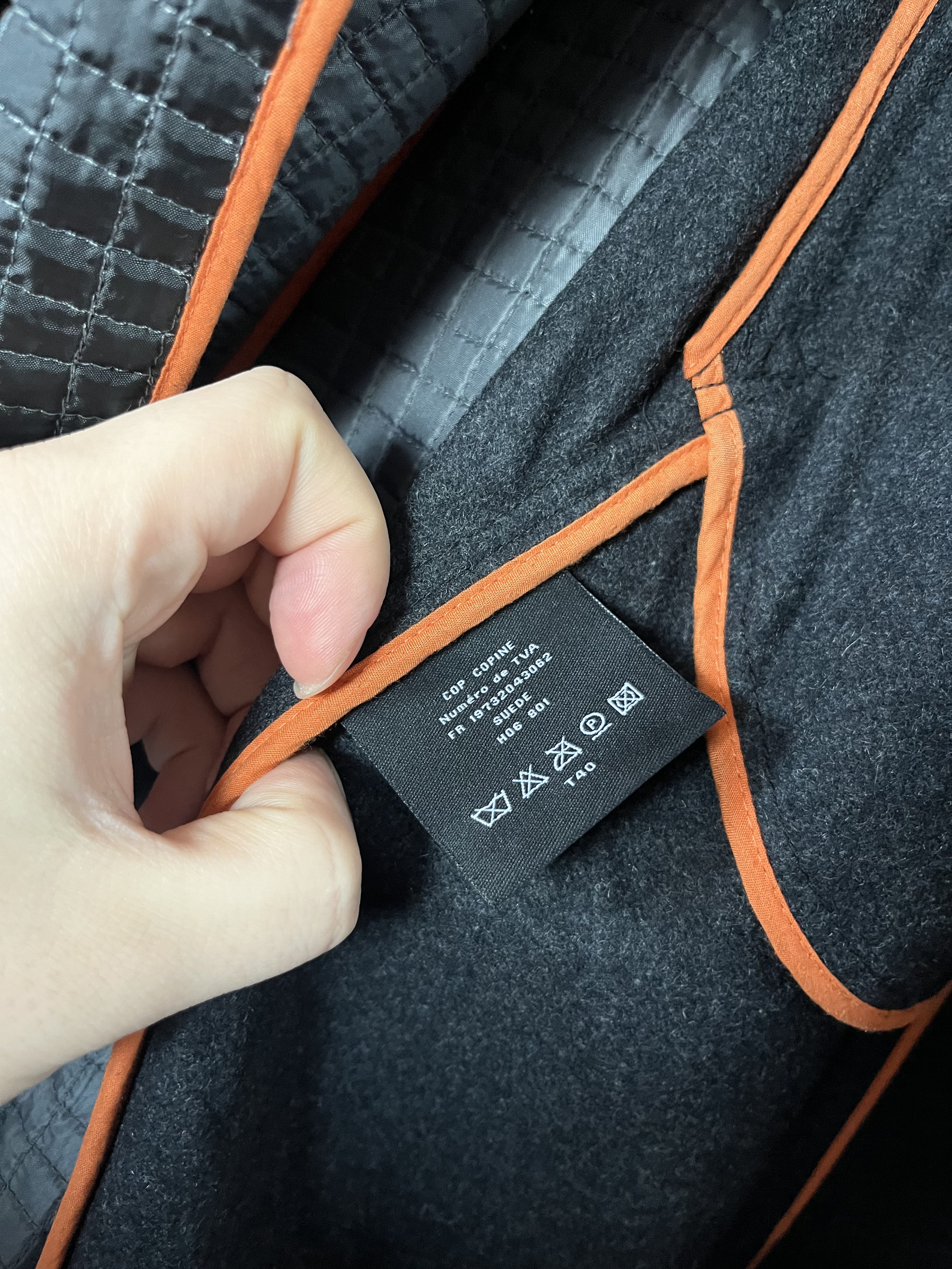 Cop Copine Cop Copine Vintage Wool Long Coat Zip Jacket Gray Lining Wit Size S / US 4 / IT 40 - 14 Thumbnail