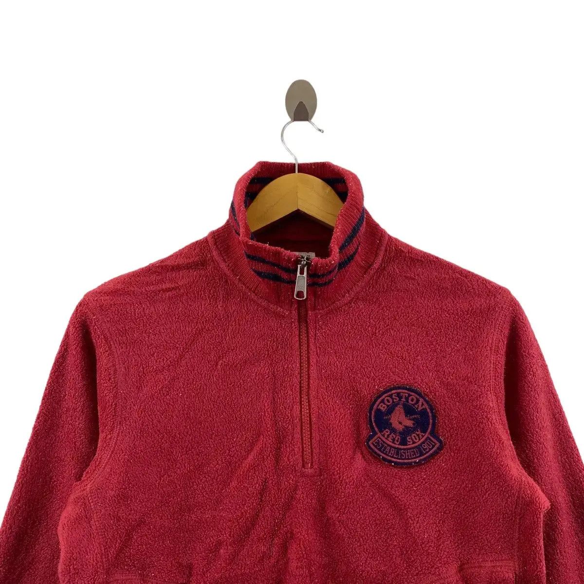 MLB MLB RED SOX BOSTON x UNIQLO Half Zipper Sweater Fleece Size US S / EU 44-46 / 1 - 4 Thumbnail