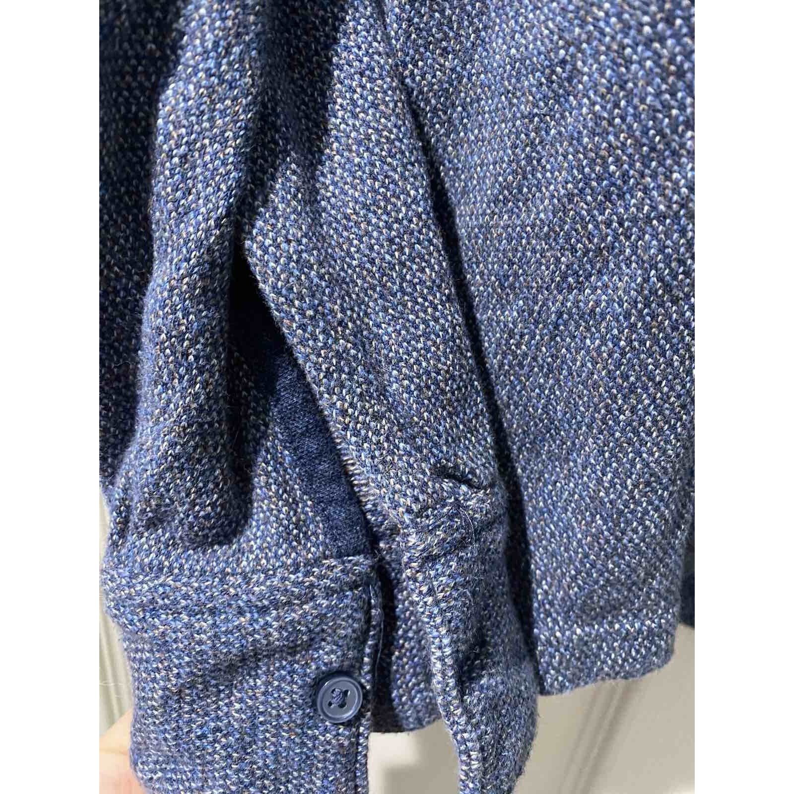 Massimo Dutti Massimo Dutti Men Lond Casual Cotton Blue Size M A003256 Size US M / EU 48-50 / 2 - 8 Thumbnail