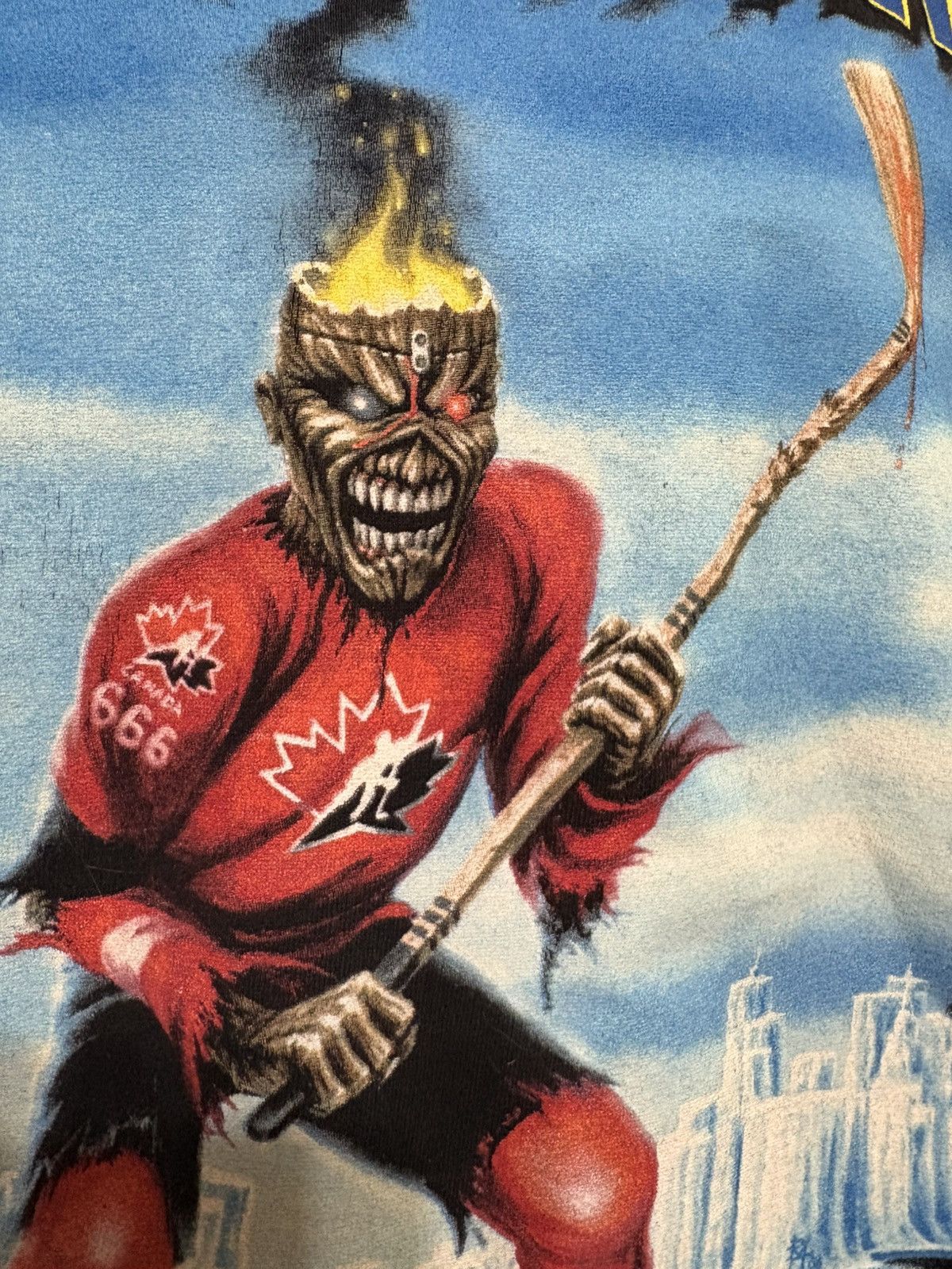 Band Tees Vintage Iron Maiden Tshirt Y2k Team Canada Band Tee Grail Size US XL / EU 56 / 4 - 4 Thumbnail