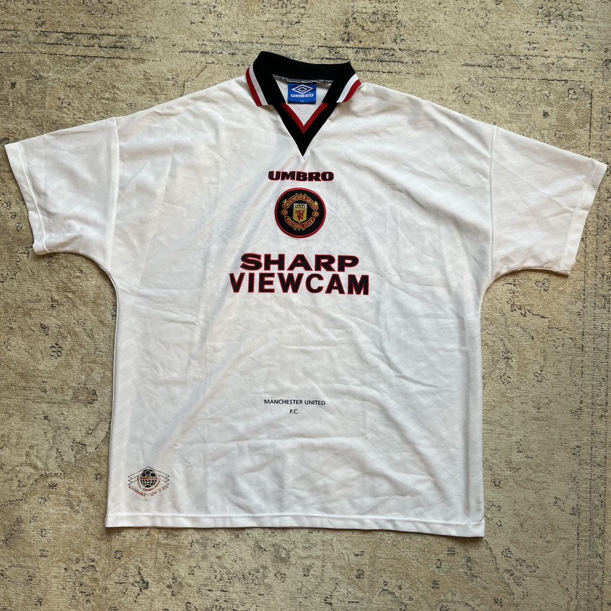 Umbro 90s Manchester United Away Shirt Umbro Size US XXL / EU 58 / 5 - 1 Thumbnail