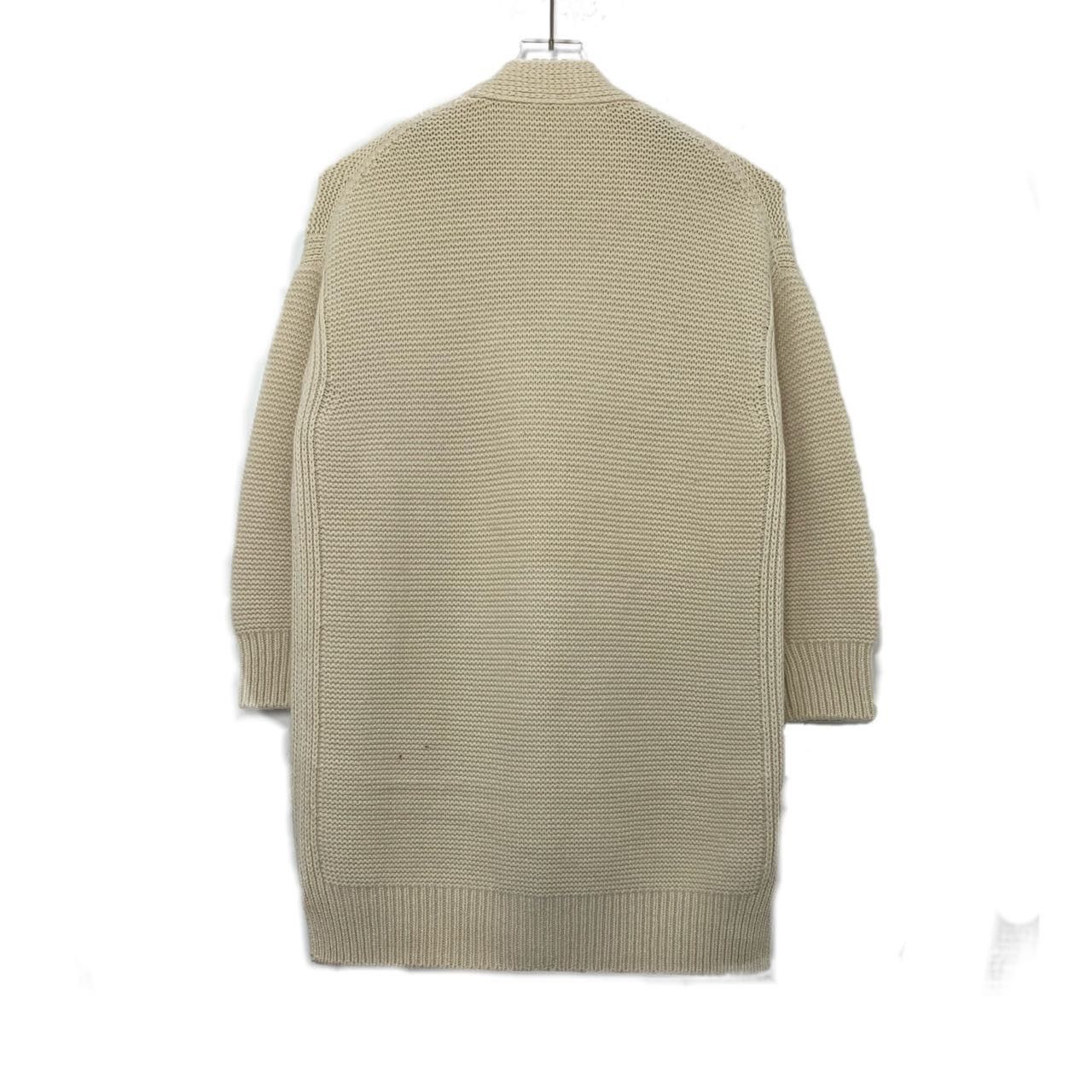 Hermes Hermes Beige Cashmere V-neck Long Sleeve Knit Cardigan K26WX Size XXS / US 00 / IT 34 - 2 Thumbnail