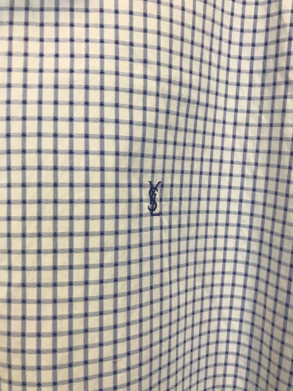 Yves Saint Laurent YSL Yves Saint Laurent vintage designer logo shirt Size US XL / EU 56 / 4 - 3 Thumbnail