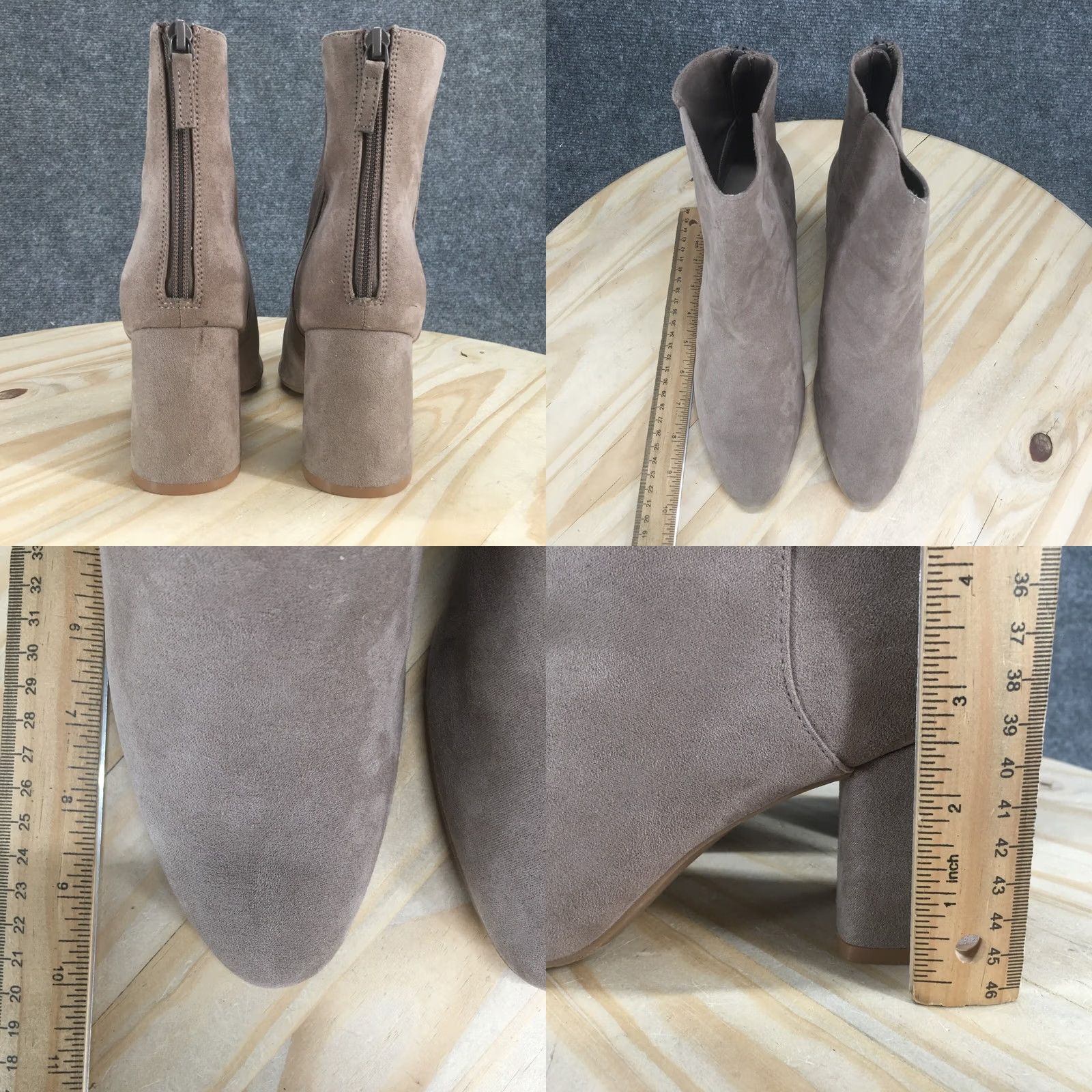 Old Navy Old Navy Boots Womens 9 Ankle Bootie Beige Casual Almond Toe Block Heels Comfort Shoes Size US 9 / IT 39 - 8 Thumbnail