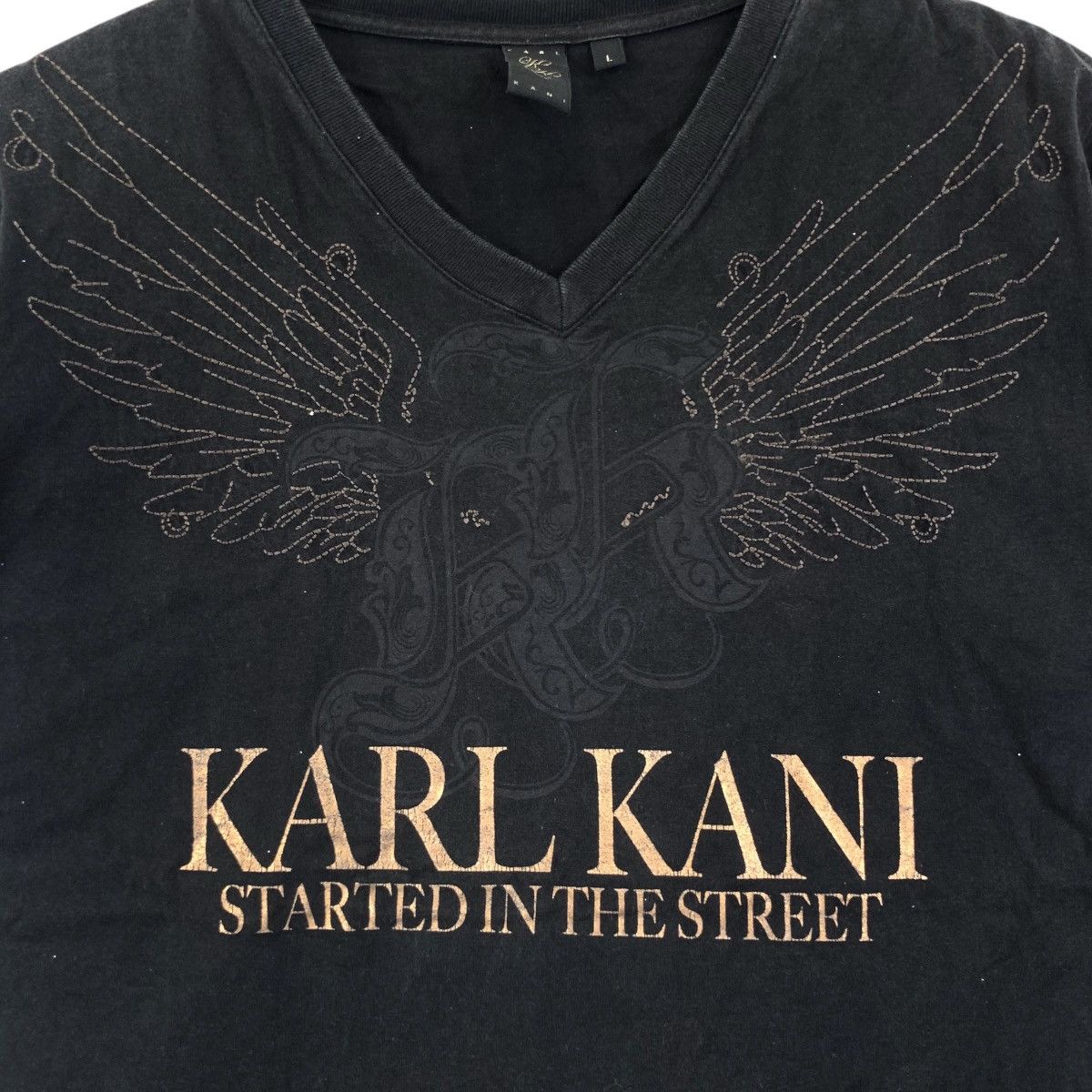 Karl Kani KARL KANI HIP HOP Live Life Rap Wings Tee Shirt Size US L / EU 52-54 / 3 - 3 Thumbnail