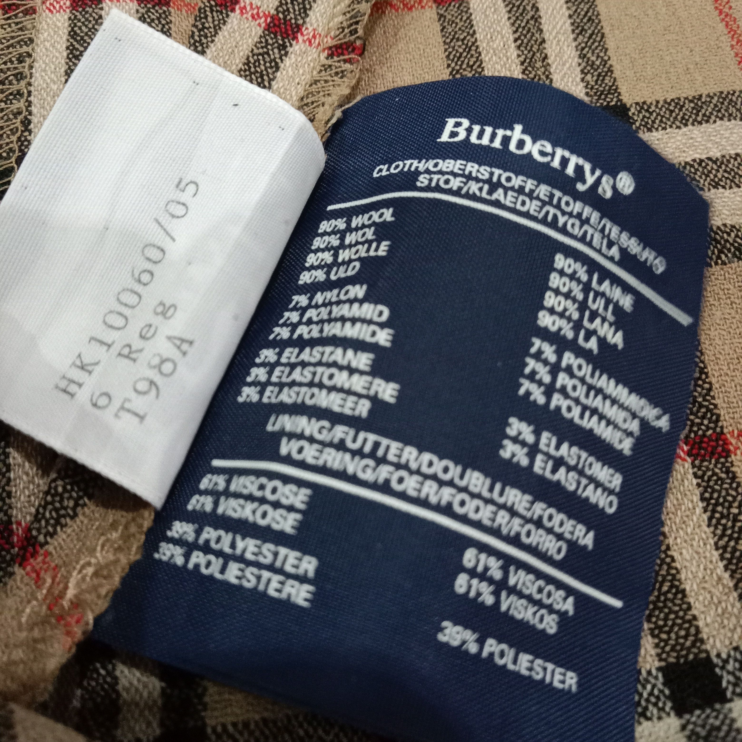 Burberry Vintage Burberrys nova check pants womens 24 Size 24" / US 00 / IT 34 - 6 Thumbnail