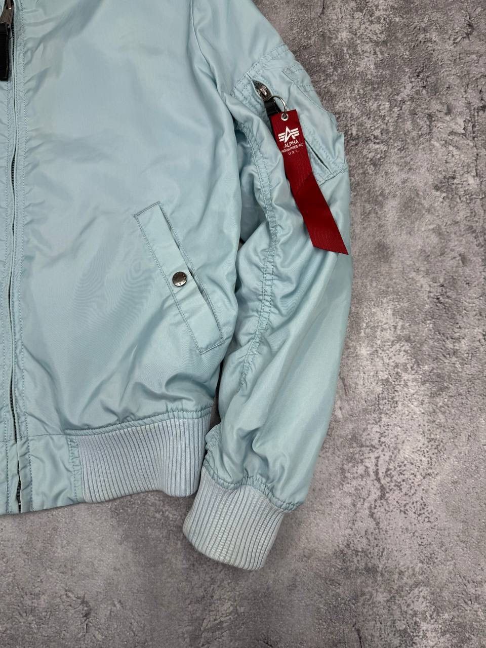 Alpha Industries Alpha Industries Women Bomber Jacket Light Blue Size M Size M / US 6-8 / IT 42-44 - 2 Thumbnail