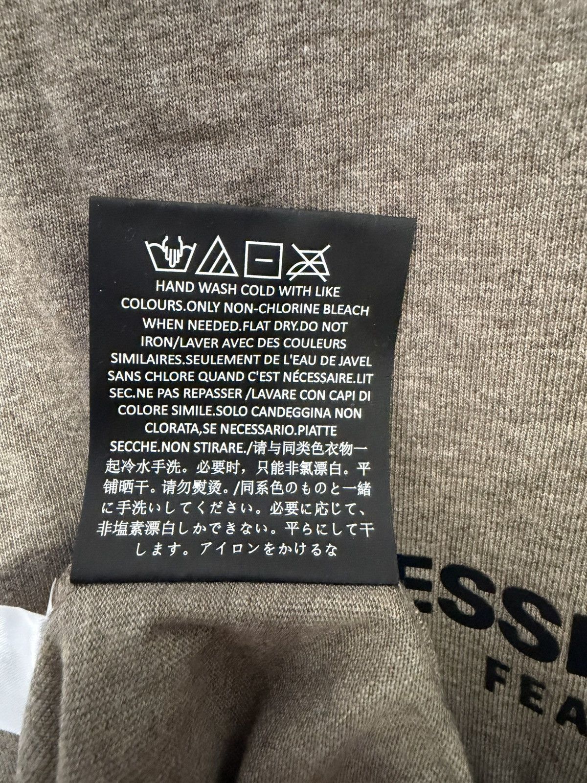 Essentials Fear of God Essentials Heather Grey Jersey Long Sleeve Size US XXS / EU 40 - 8 Thumbnail