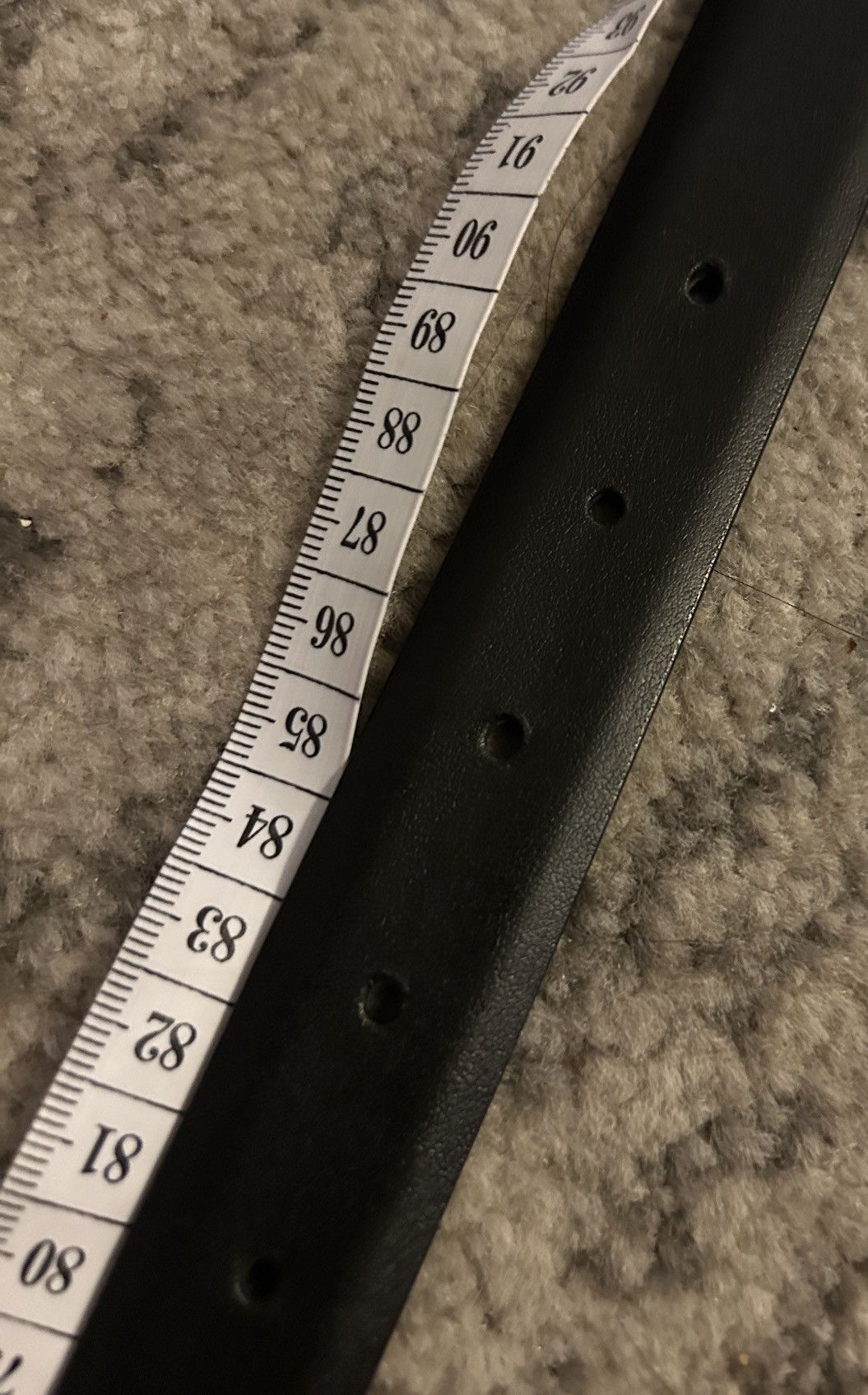 Salvatore Ferragamo SALVATORE FERRAGAMO Logo Leather Belt Black 90cm Size 36 - 5 Thumbnail