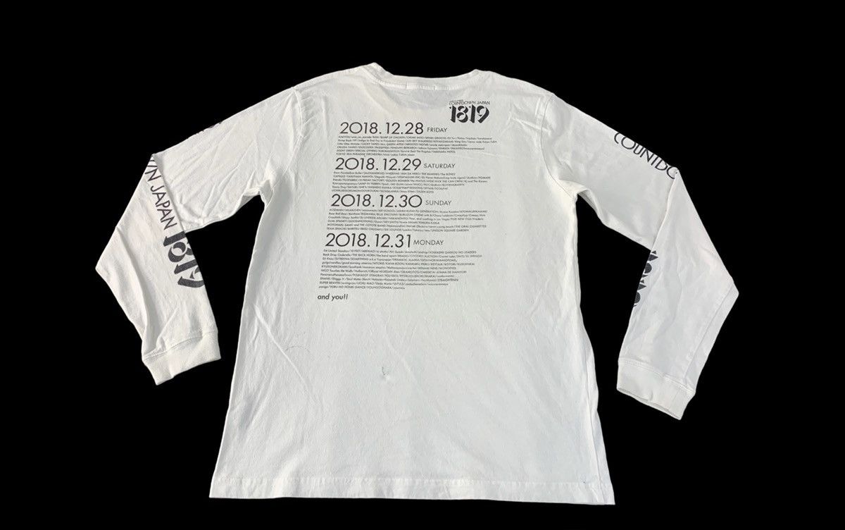 Japanese Brand Countdown Japan 1819 Rock n Roll Tour 18 Band List Side Tape Size US S / EU 44-46 / 1 - 2 Thumbnail