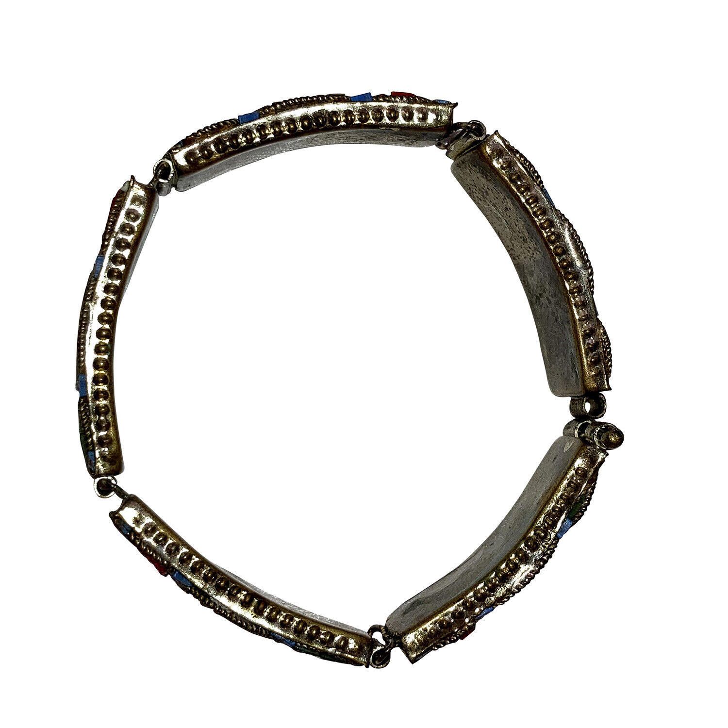 Designer Victorian Micro Mosaic Grand Tour Italian Bracelet Size ONE SIZE - 2 Thumbnail