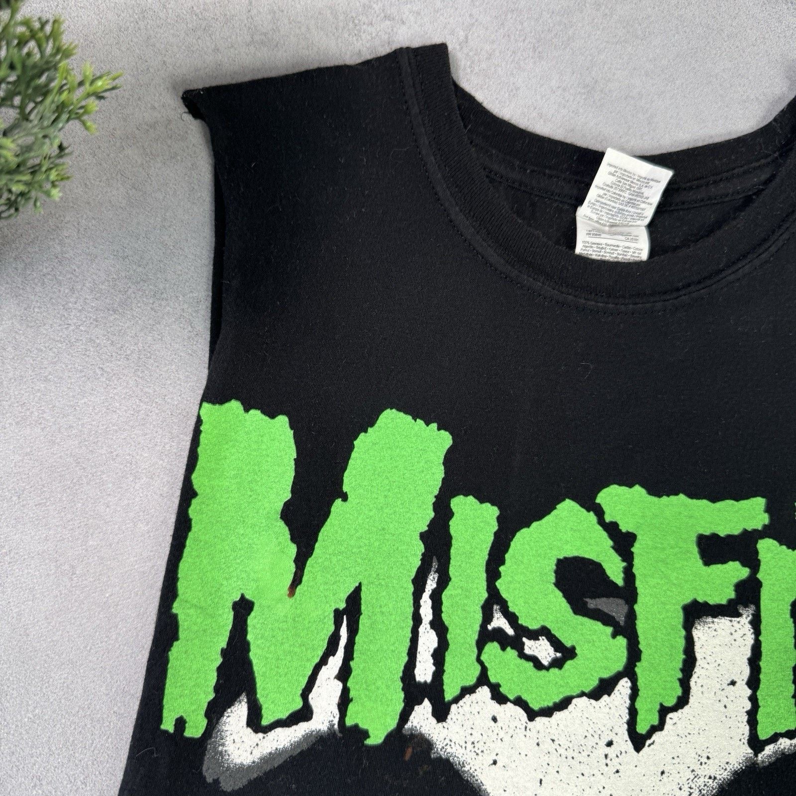Vintage Misfits Band Tank Top Sleeveless Size L Black Tour Size US L / EU 52-54 / 3 - 3 Thumbnail