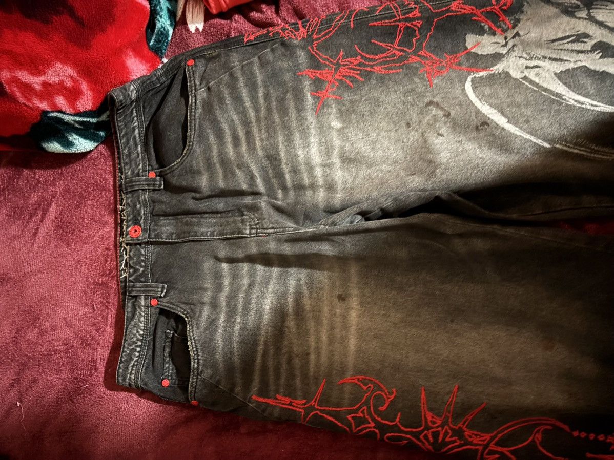 Other Vitriol Void Cryptic black wash denim jeans Size US 36 / EU 52 - 3 Thumbnail