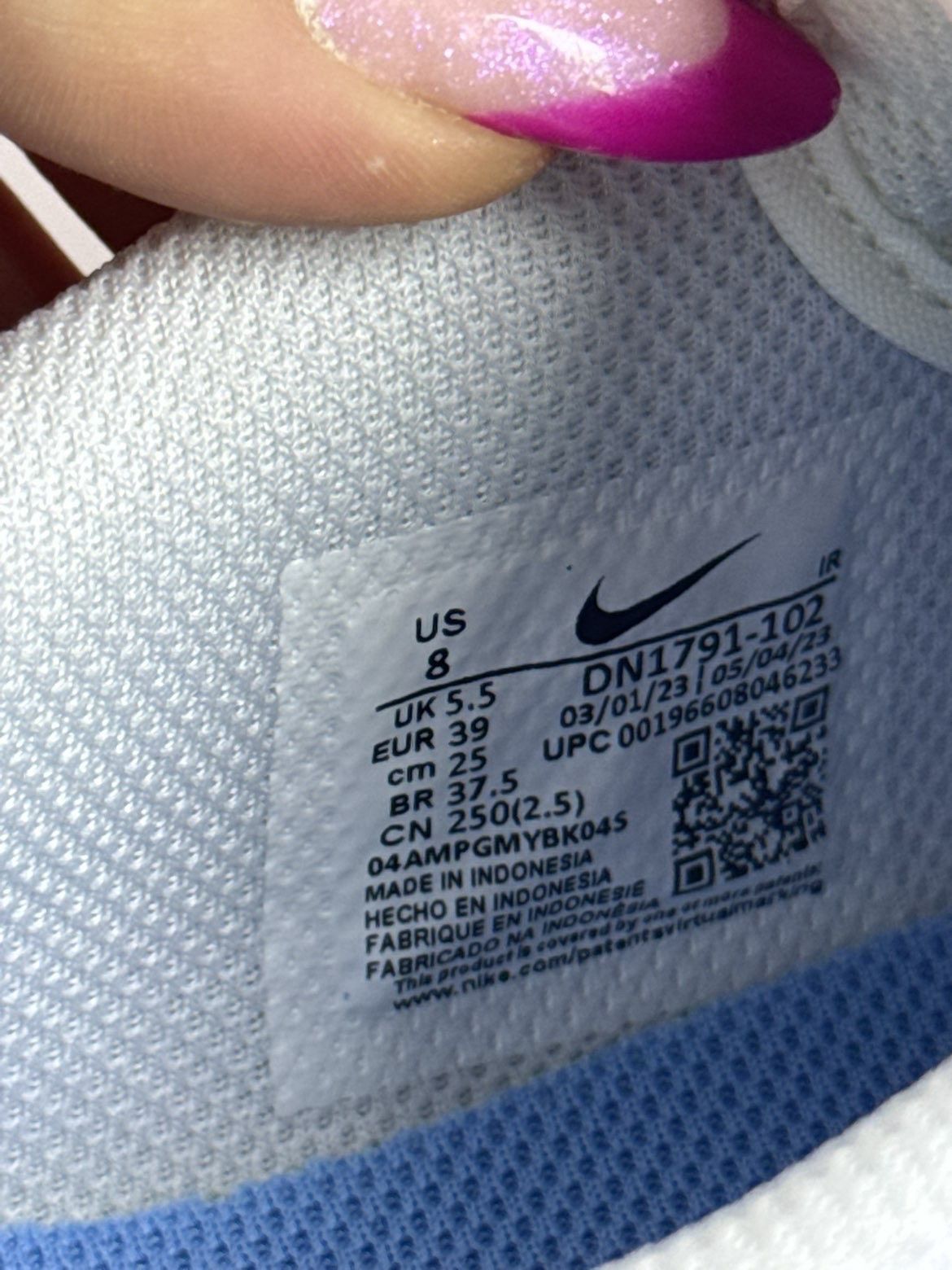 Nike White and blue nike cortez dn1791-102 retro vibe y2k style Size US 8 / IT 38 - 8 Thumbnail