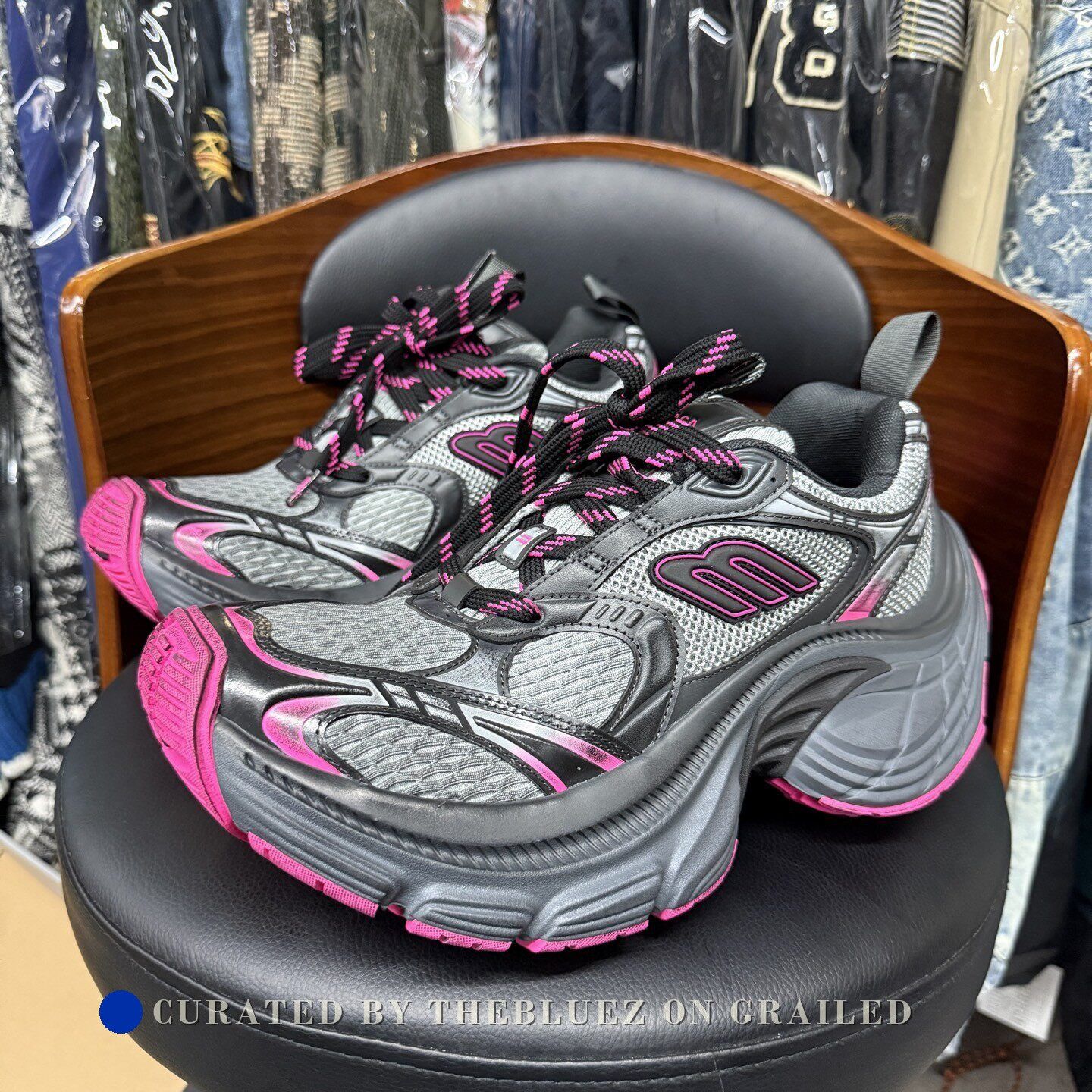 Balenciaga Balenciaga 10XL Gray Pink Sneakers Size US 8 / IT 38 - 1 Thumbnail