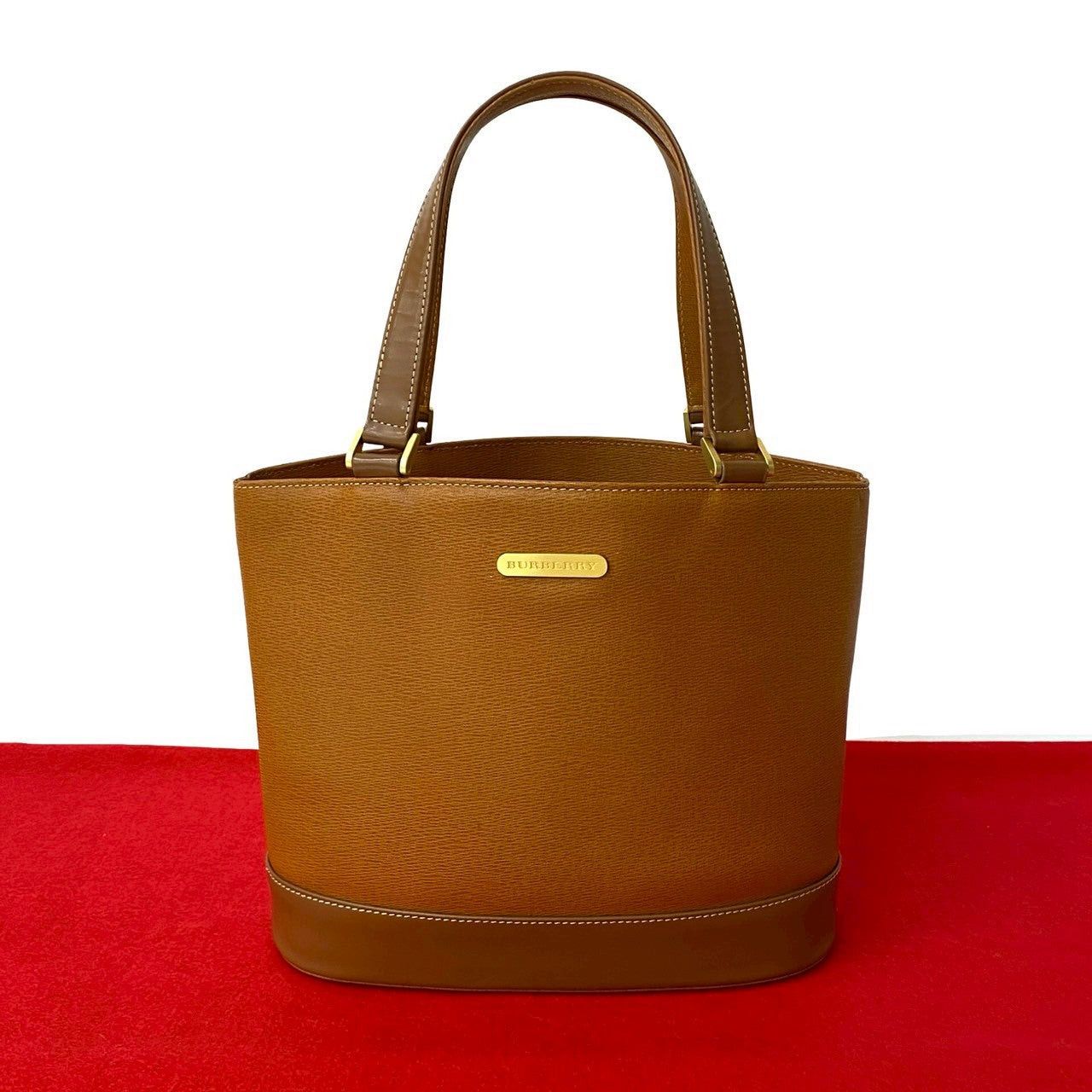 Burberry Handbag Brown Leather
