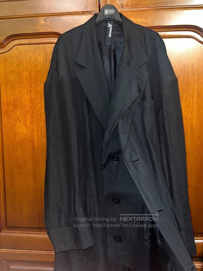 Yohji Yamamoto Yohji Yamamoto GroundY Mid-Length Coat. Size US S / EU 44-46 / 1 - 2 Thumbnail