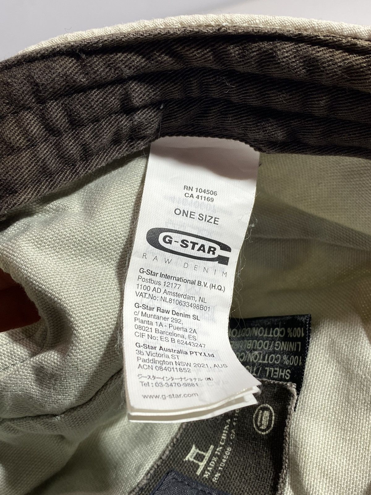 G-Star Vintage G Star Raw hype y2k streetwear style cap Size ONE SIZE - 15 Thumbnail