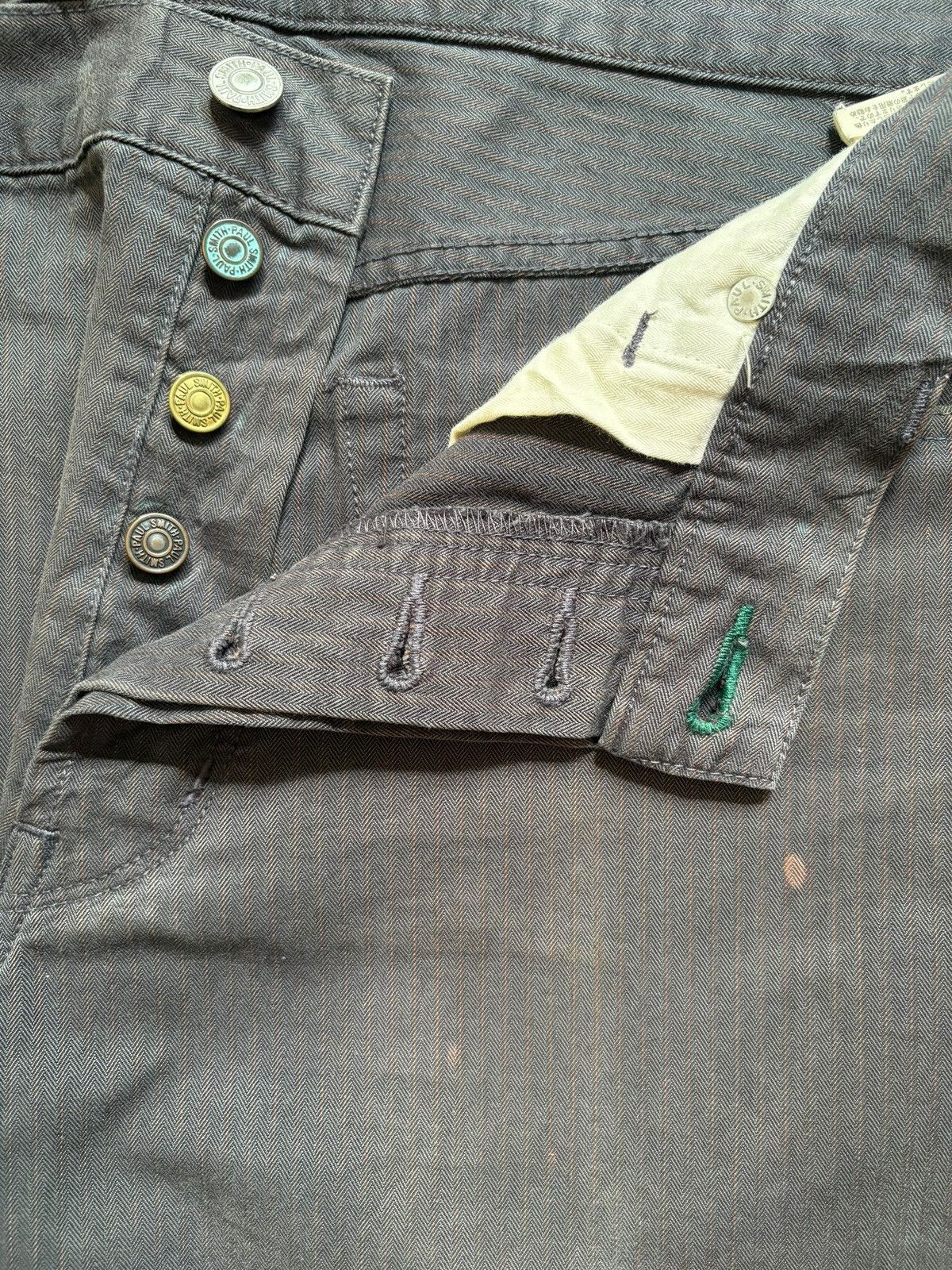 Paul Smith Vintage Paul Smith Button Fly Distressed Denim Pant Jeans Size US 34 / EU 50 - 3 Thumbnail