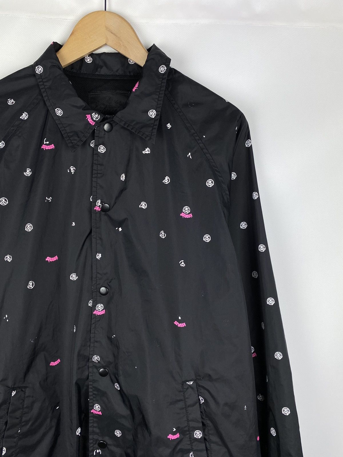 Stussy Stussy vintage multilogo coach jacket Size US L / EU 52-54 / 3 - 5 Thumbnail