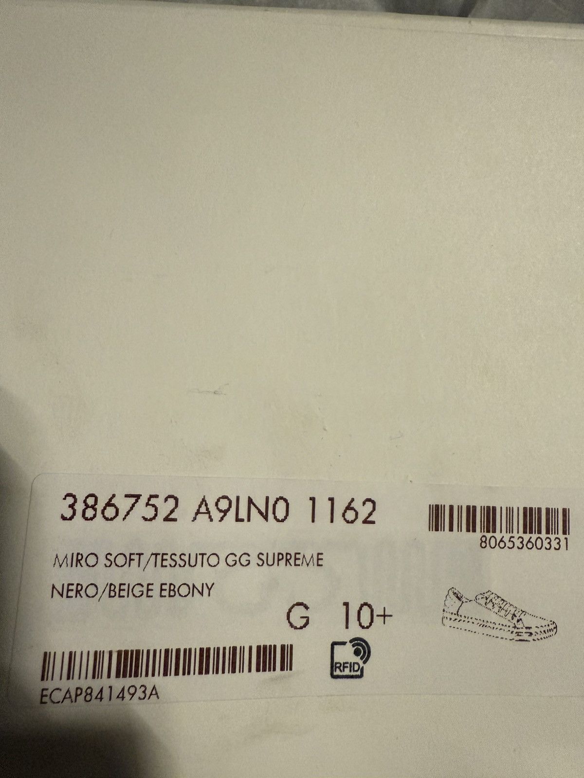 Gucci New Rare Limited Edition Supreme Gucci Logo Leather Sneaker Size US 11 / EU 44 - 17 Thumbnail