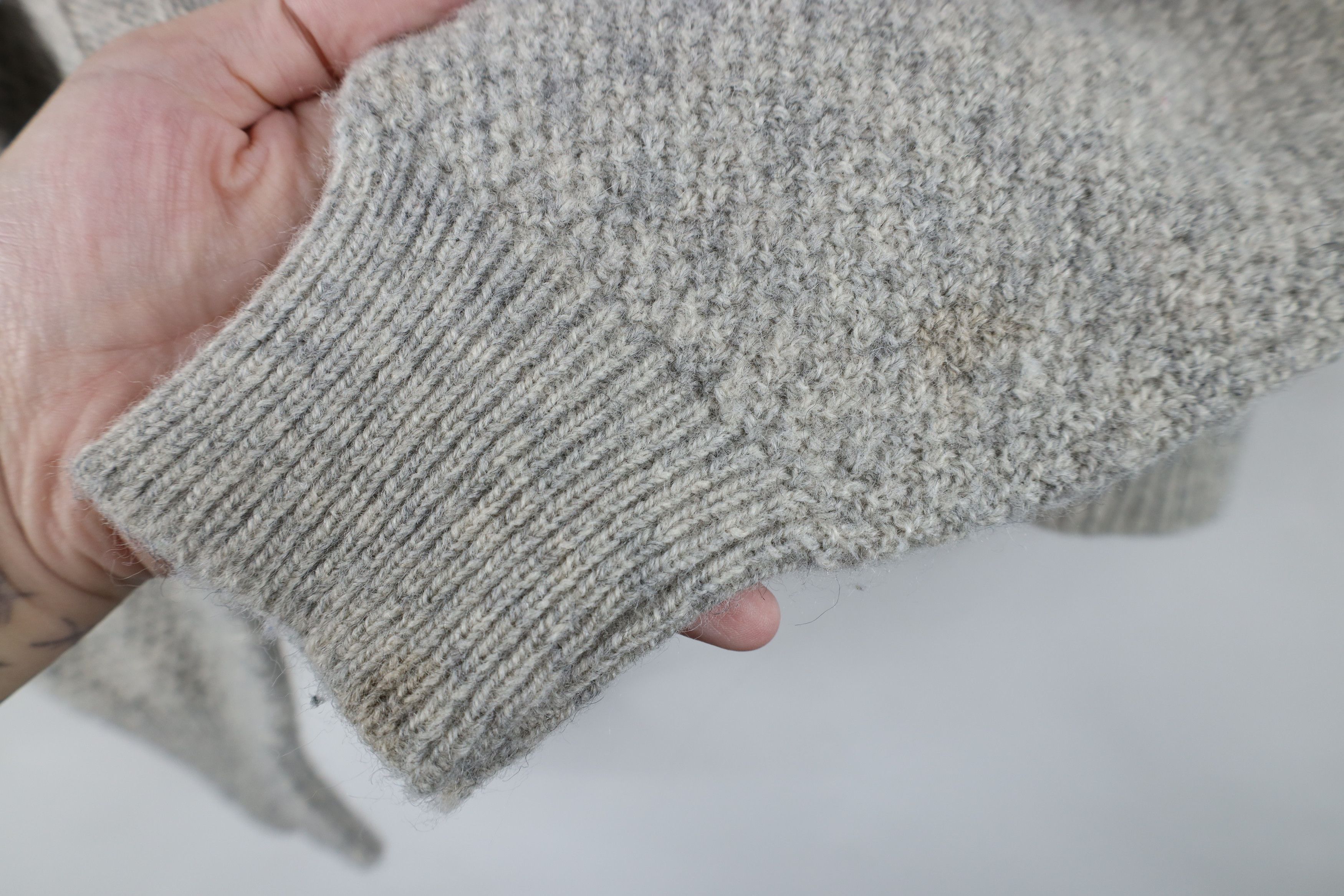 Vintage Vintage 70s Streetwear Wool Blend Cable Knit Sweater USA Size M / US 6-8 / IT 42-44 - 5 Thumbnail