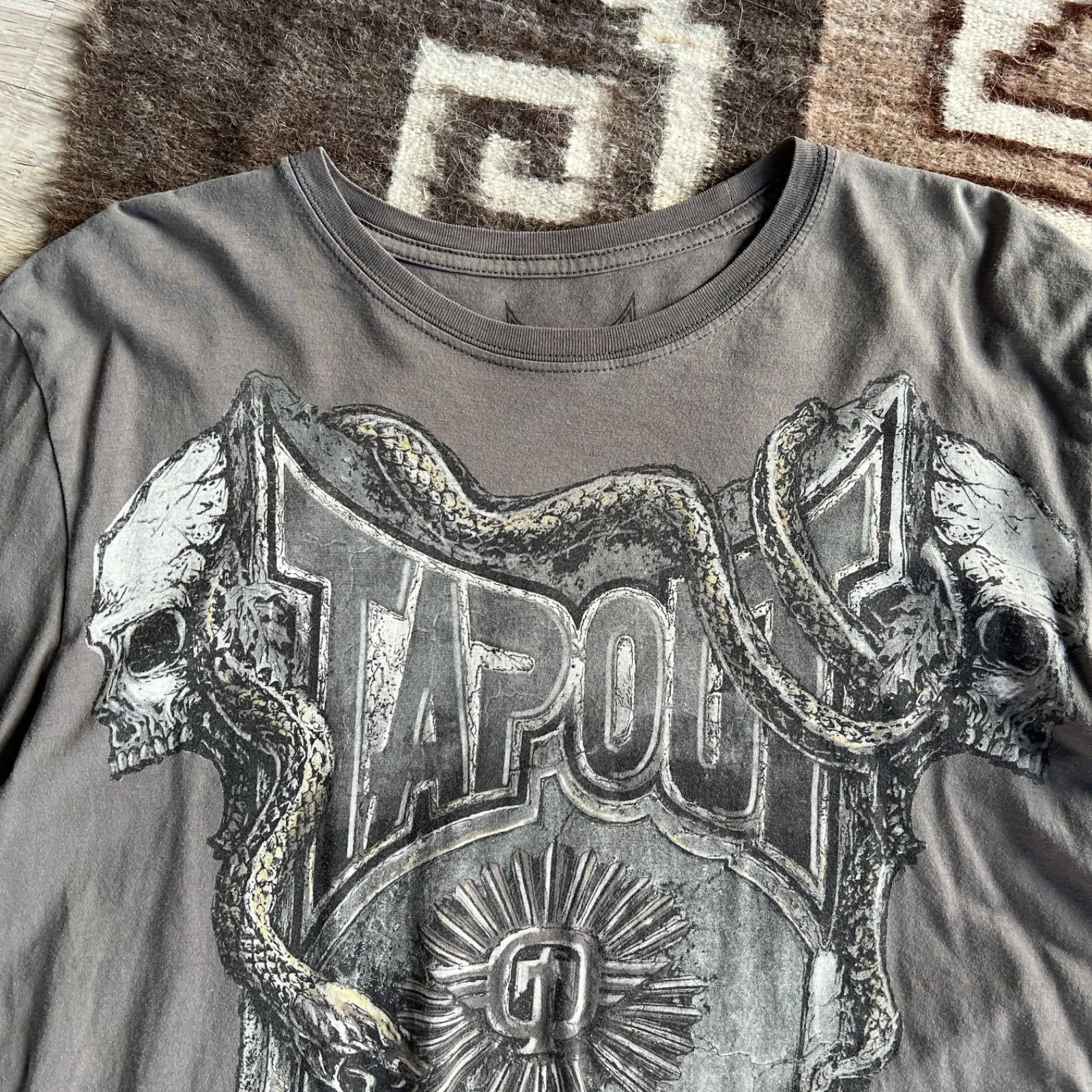 Tapout Tapout Y2K Skull T-Shirt 9948AC Size US M / EU 48-50 / 2 - 4 Thumbnail