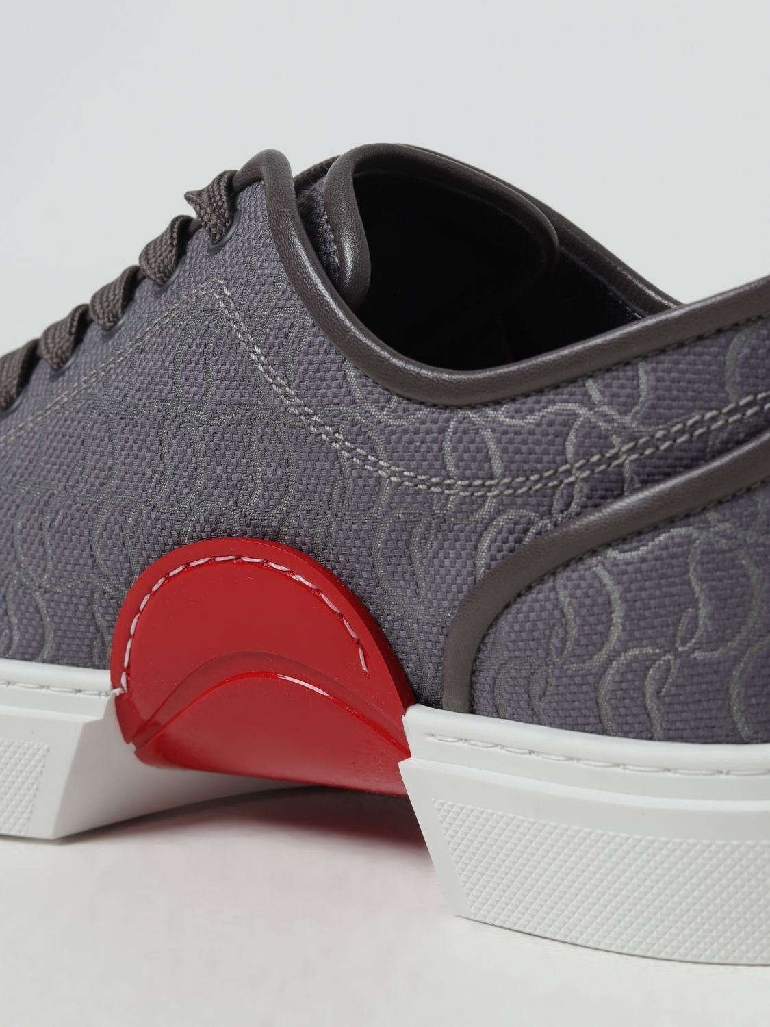 Christian Louboutin o1s1wg110225 Adolon Junior Flat in Smoky Size US 7 / EU 40 - 3 Thumbnail