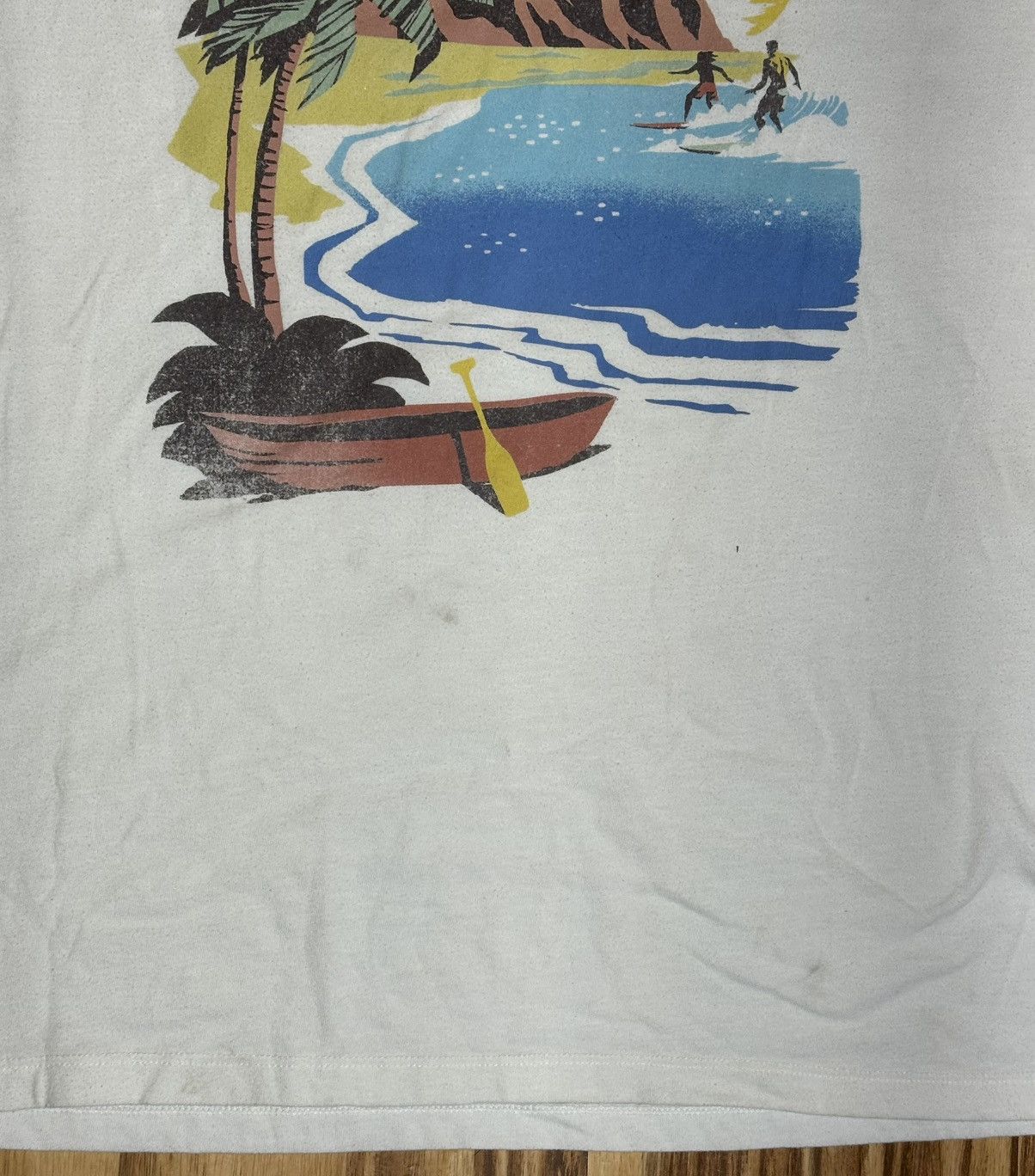 Old Navy Hawaii The Aloha State Graphic White T-Shirt Size US XL / EU 56 / 4 - 3 Thumbnail