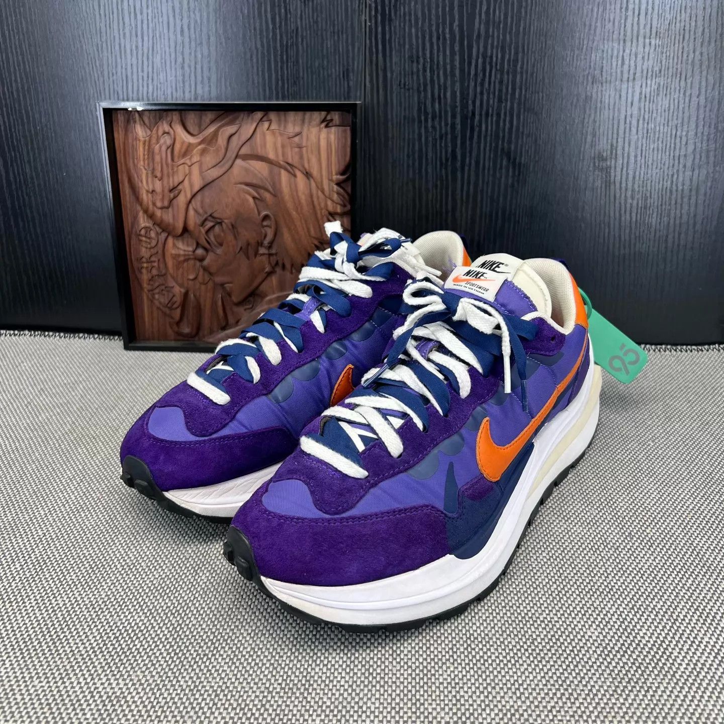 Sacai sacai vaporwaffle Purple Gold 45 Like New With Box Size US 12 / EU 45 - 1 Thumbnail