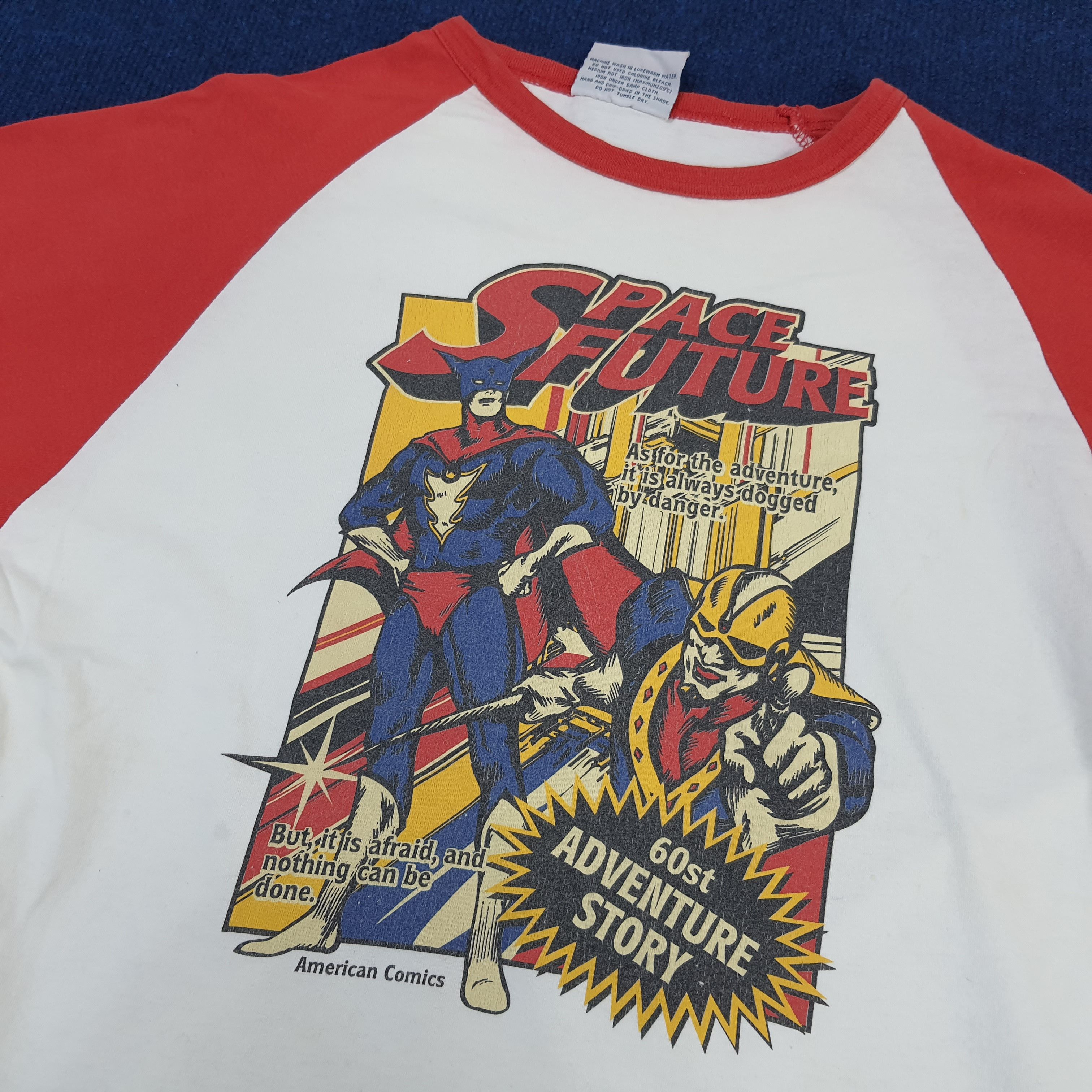 Vintage Vintage Space Future 90s American Super Hero Comics Tshirt Size US M / EU 48-50 / 2 - 2 Thumbnail