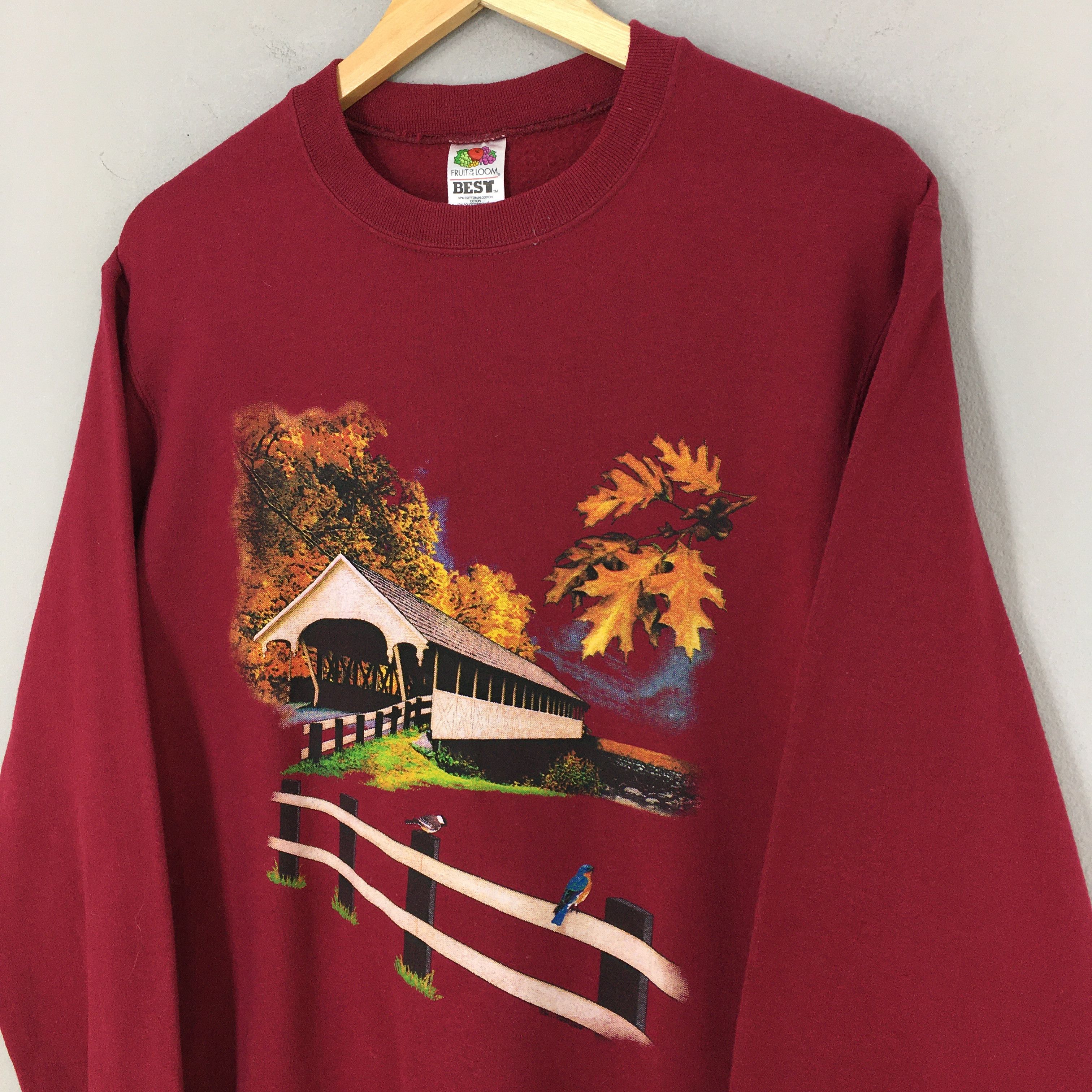 Habitat × Vintage Vintage 90s Morning Sun Natures Garden Sweatshirt Small Size US S / EU 44-46 / 1 - 3 Thumbnail