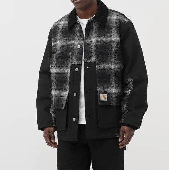 Carhartt × Vintage CARHARTT HIGHLAND JACKET DENIM WOOL AMERICAN STYLE Size US S / EU 44-46 / 1 - 2 Thumbnail