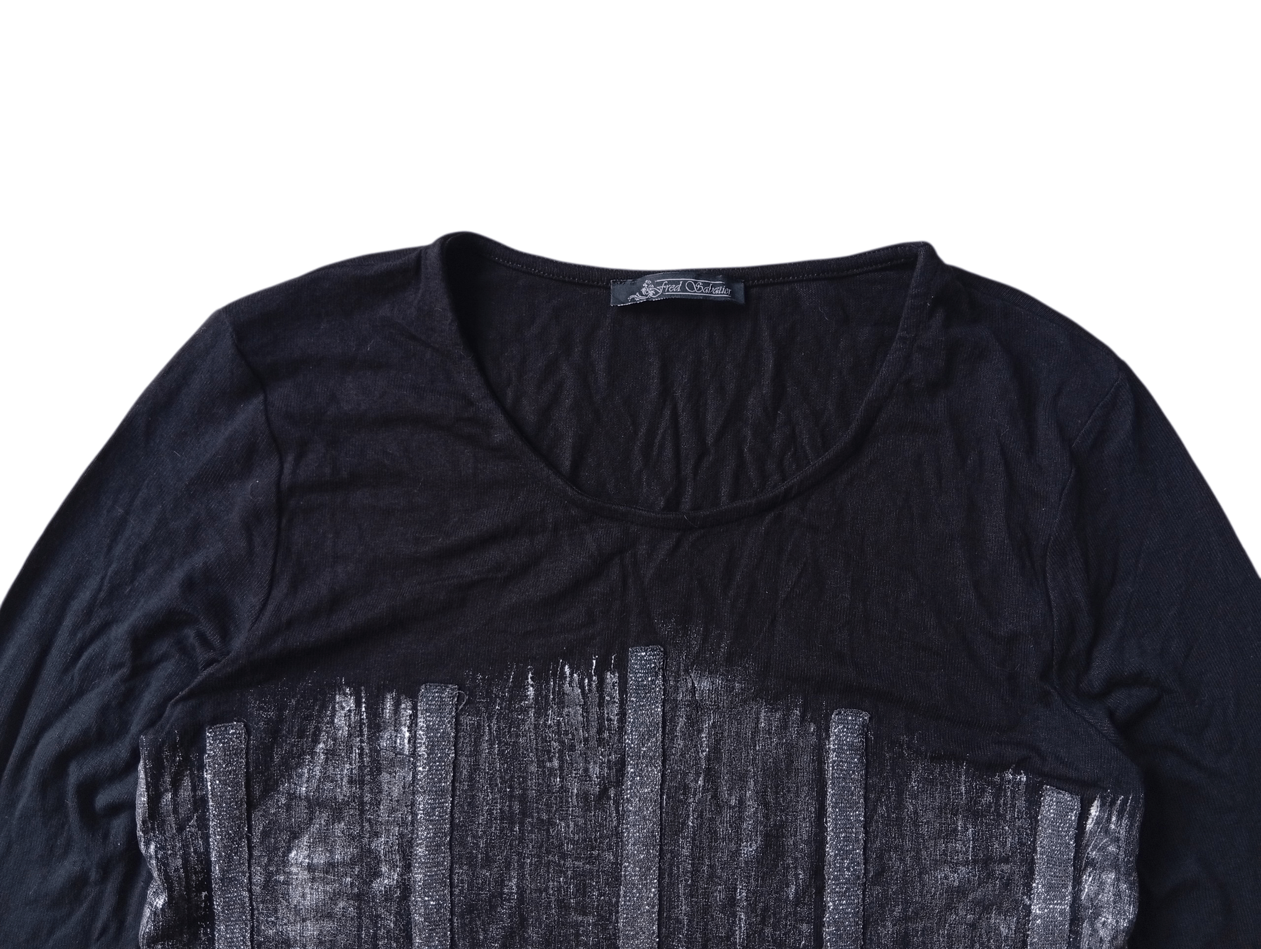 Vintage Margiela look Fred Sabatier mesh paint ls tee Size M / US 6-8 / IT 42-44 - 2 Thumbnail