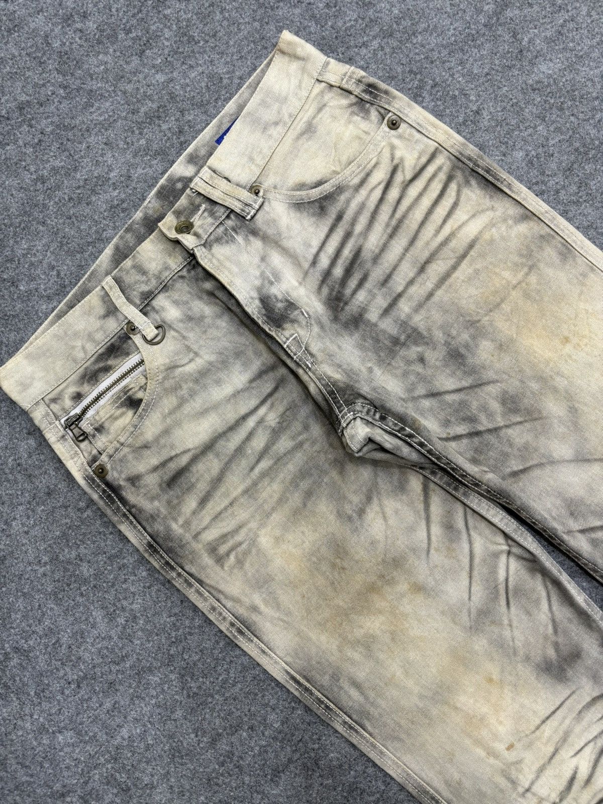 semanticdesign 💥Insane Style semanticdesign Sick Fade Pnk Metal Denim F544 Size US 31 - 9 Thumbnail