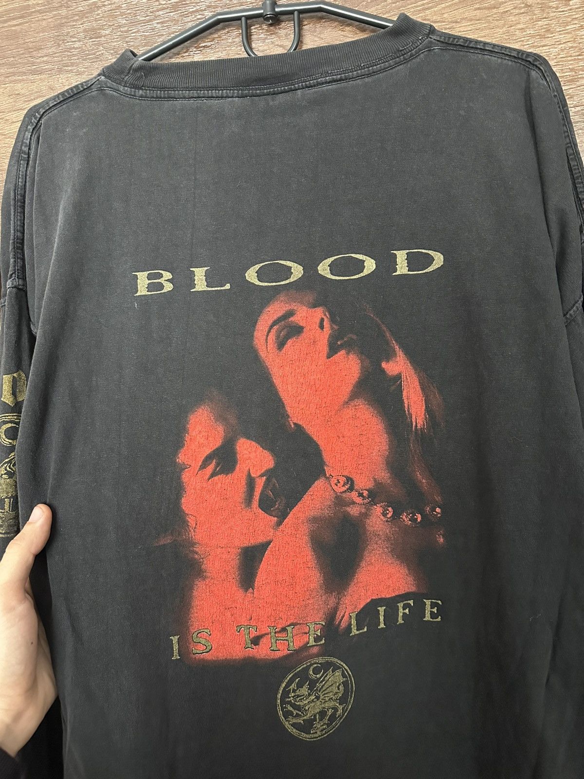 Band Tees 1996 Cradle Of Filth Vempire Vintage Long Sleeve T-Shirt Size US XL / EU 56 / 4 - 10 Thumbnail