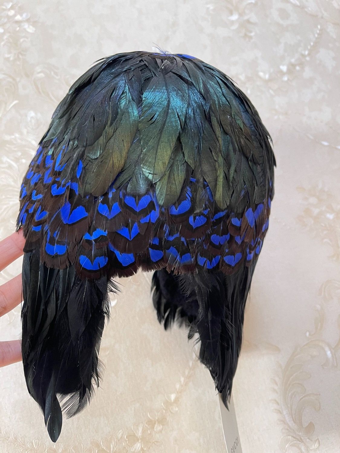 image of Gucci Runway Hat in Blue, Men's