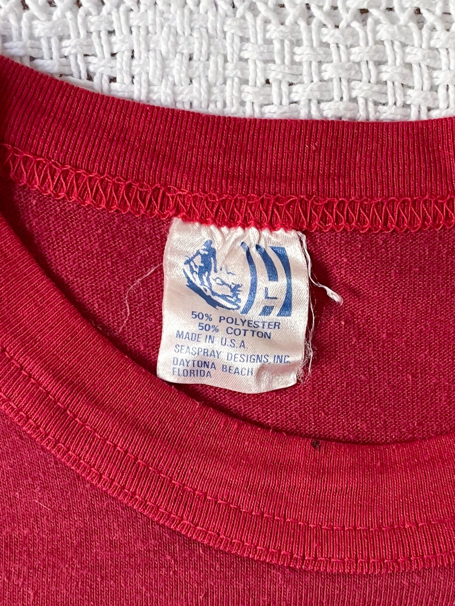Vintage 80s Single Stitch Faded 'Daytona Beach' T-Shirt Size US L / EU 52-54 / 3 - 3 Thumbnail