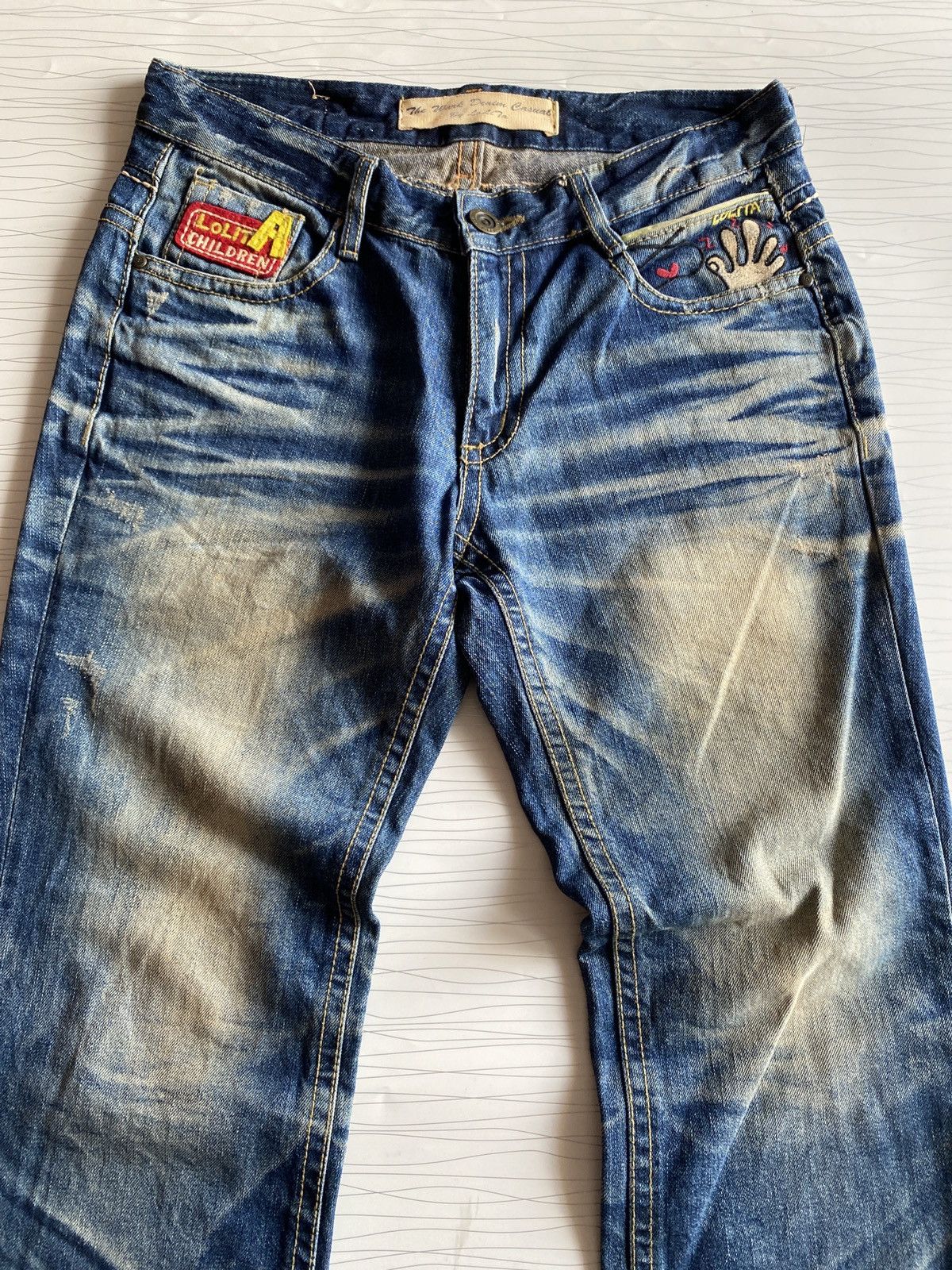 Lolita Jeans Rare Yoshitomo Nara X Lolita Jeans Children Play Size US 34 / EU 50 - 10 Thumbnail