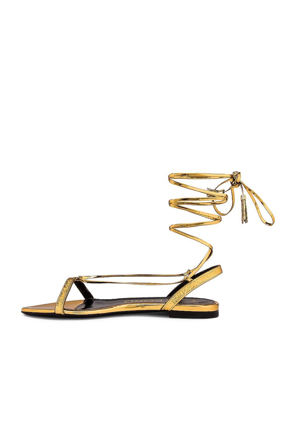 Tom Ford o1y0126 Flat Sandals in Gold Size US 6 / IT 36 - 5 Thumbnail