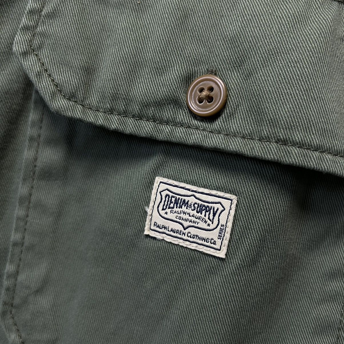 Denim & Supply Ralph Lauren Ralph Lauren Flag-Back USA 🇺🇸 Military Shirt Long Sleeve y2k Size US M / EU 48-50 / 2 - 19 Thumbnail
