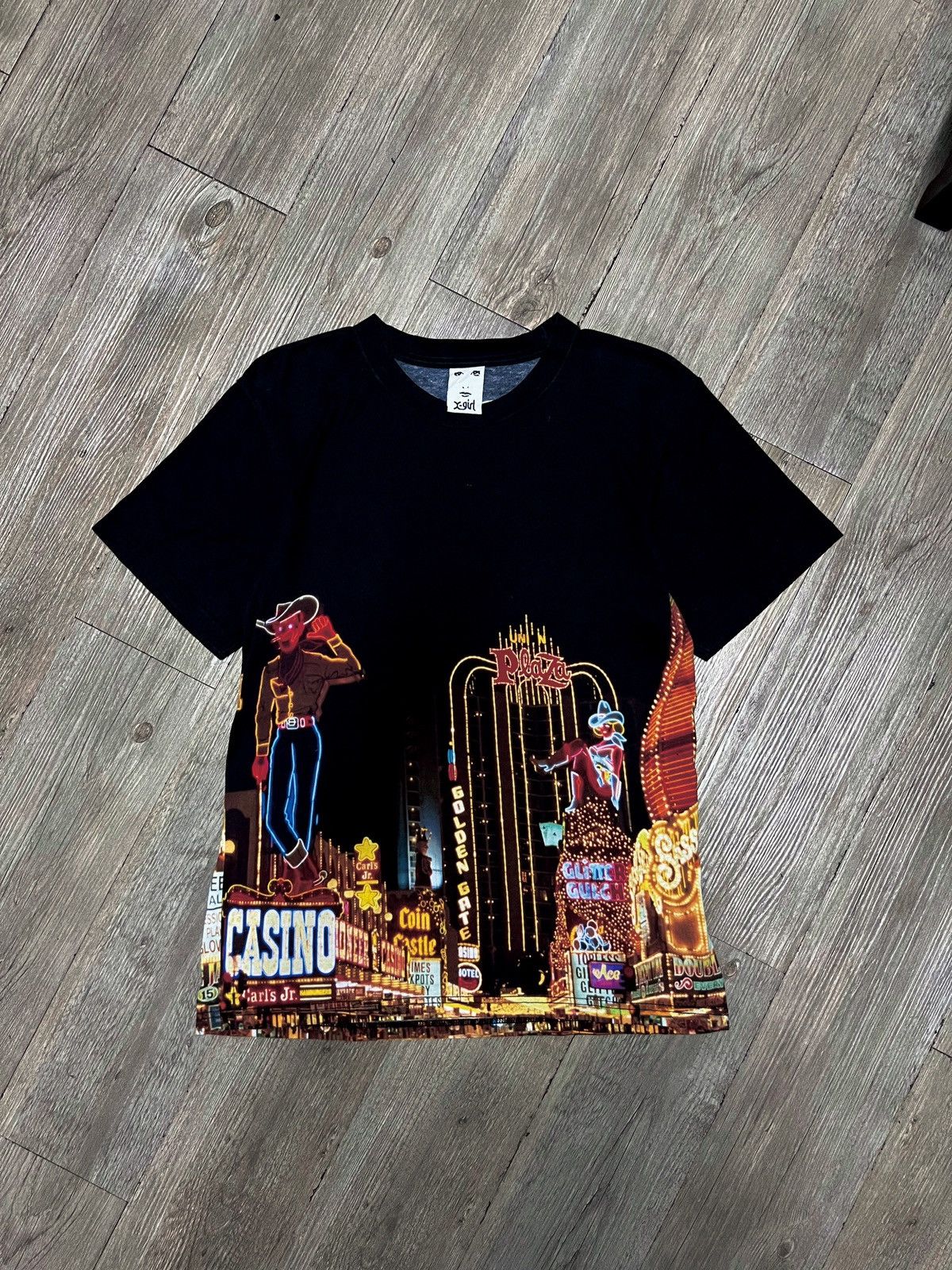 Japanese Brand X-Girl vintage OVP casino Tee Size US M / EU 48-50 / 2 - 1 Thumbnail