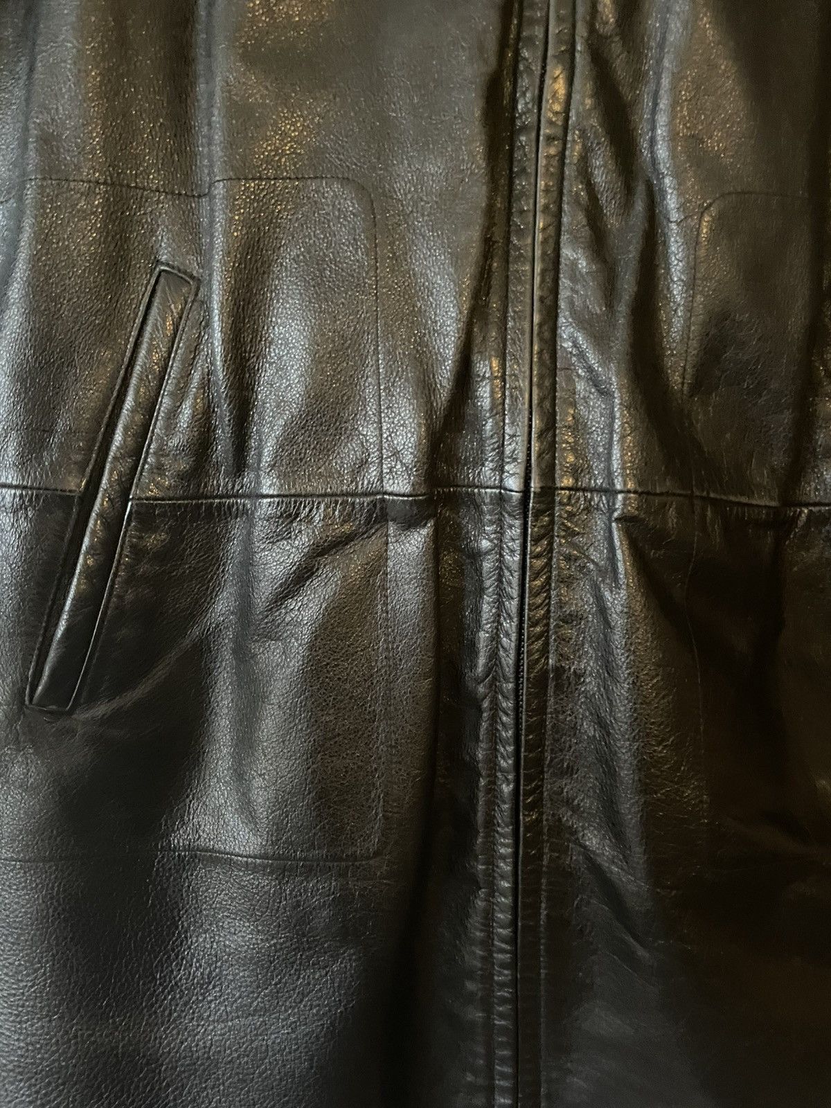 Wilsons Leather Fully leather hooded jacket parka Size US L / EU 52-54 / 3 - 5 Thumbnail