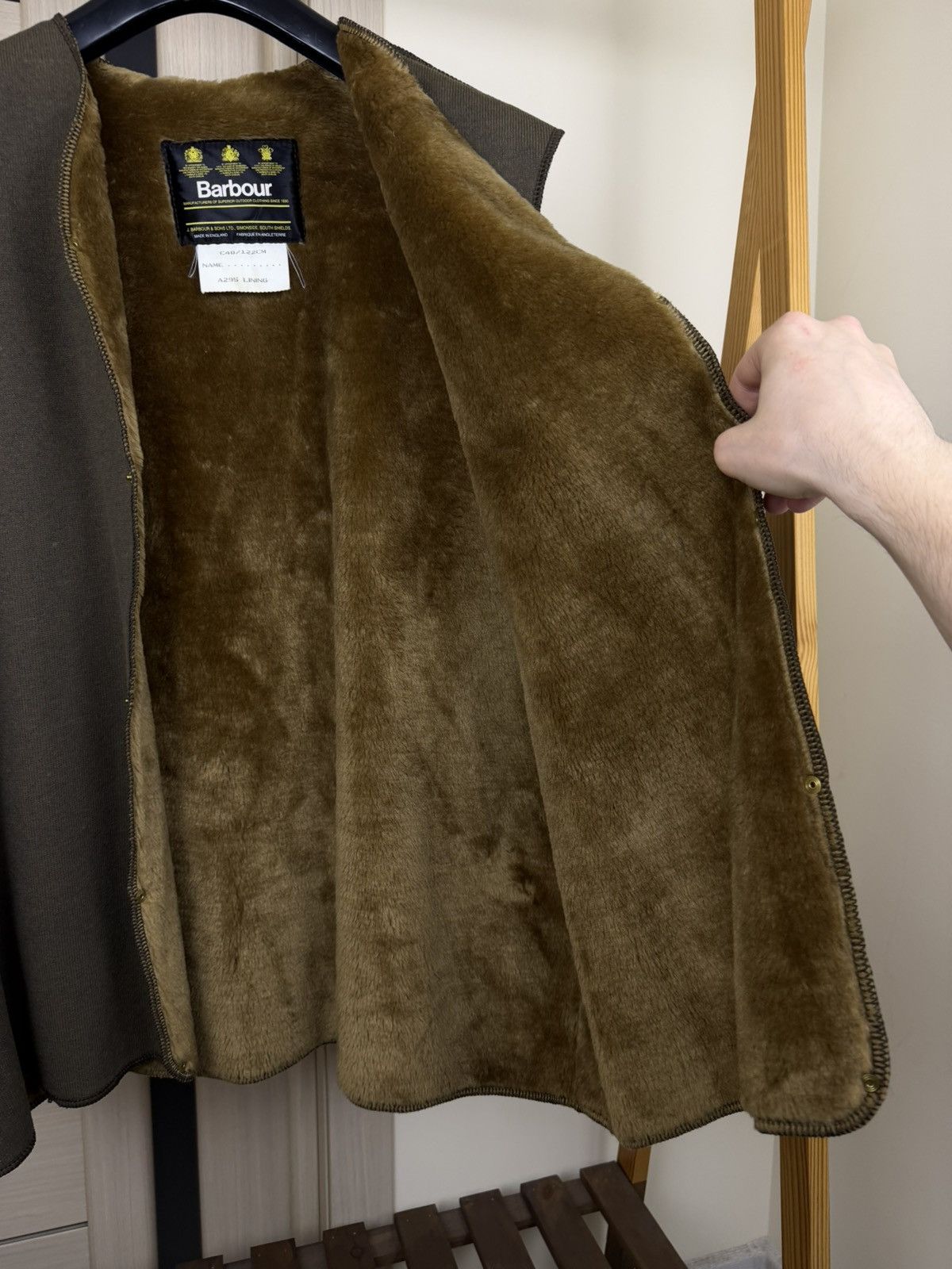Barbour Barbour A297 Acrylic Lining Warm Pile Liner For Wax Jacket Size US XL / EU 56 / 4 - 7 Thumbnail