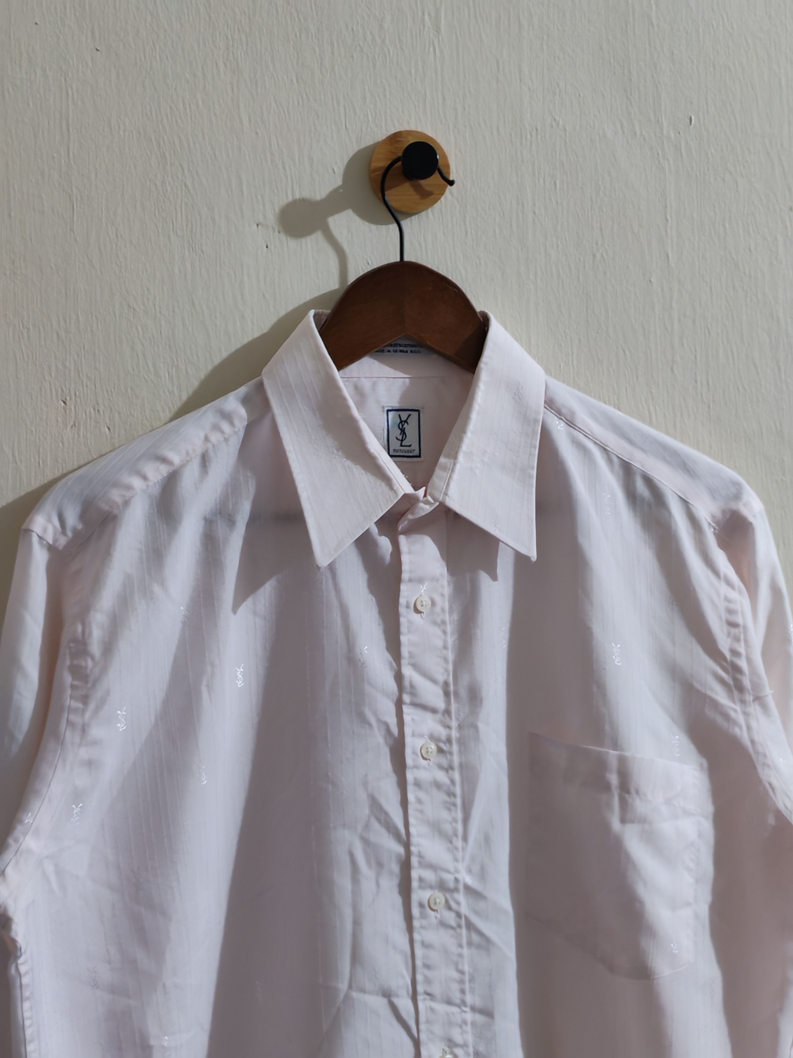 Yves Saint Laurent YSL embroidery shirt Size US L / EU 52-54 / 3 - 2 Thumbnail
