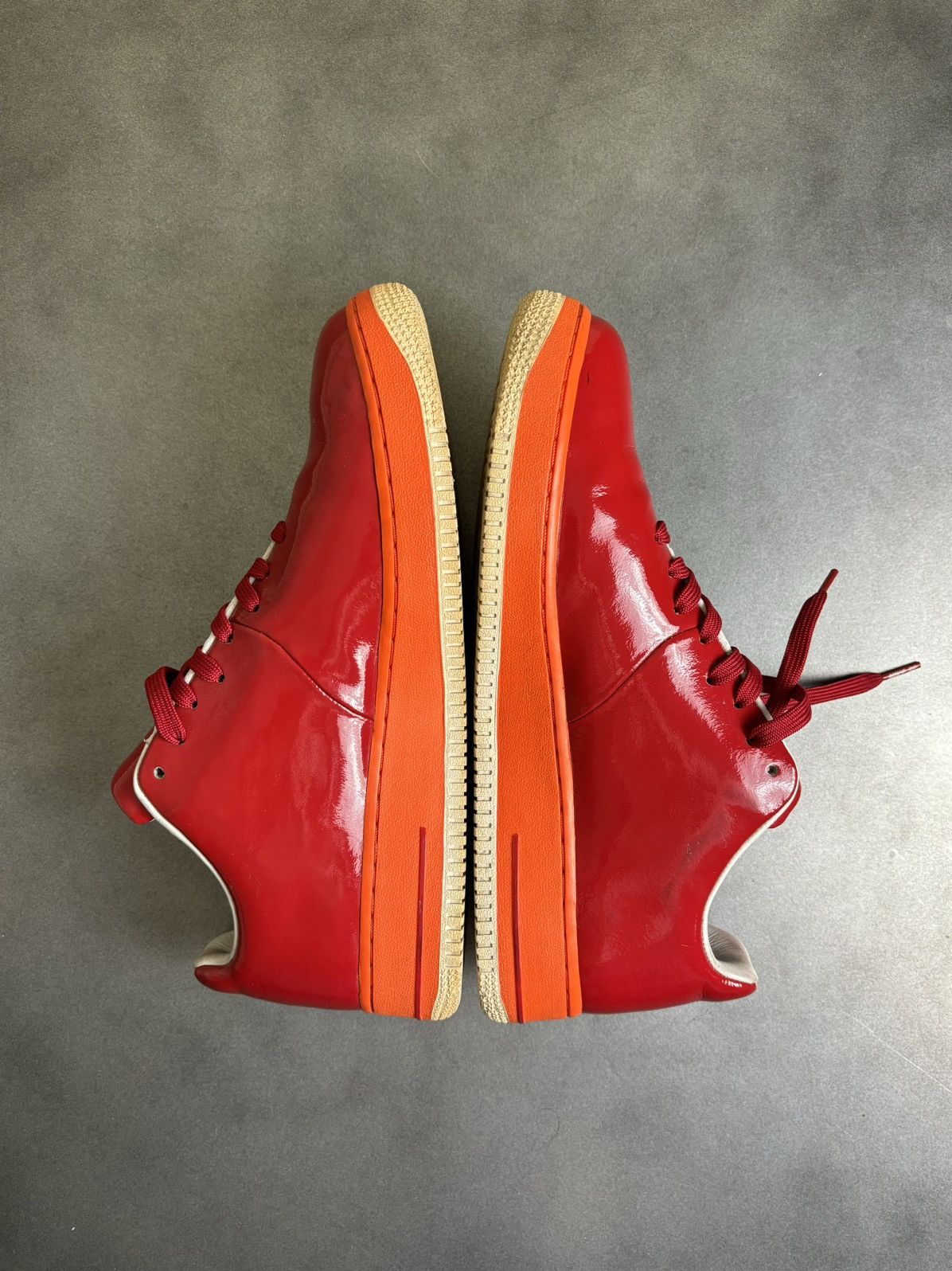 Nike × Supreme × Vintage 2006 Nike Air Force 1 Supreme Seamless Patent Leather VNTG Size US 10 / EU 43 - 3 Thumbnail