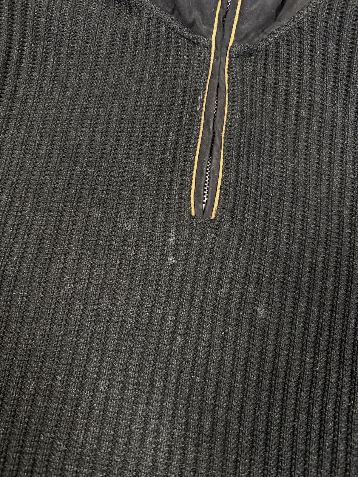 Carlo Colucci × Vintage Vintage Carlo Colucci 1/3 Zip Faded Sweater Size US L / EU 52-54 / 3 - 10 Thumbnail